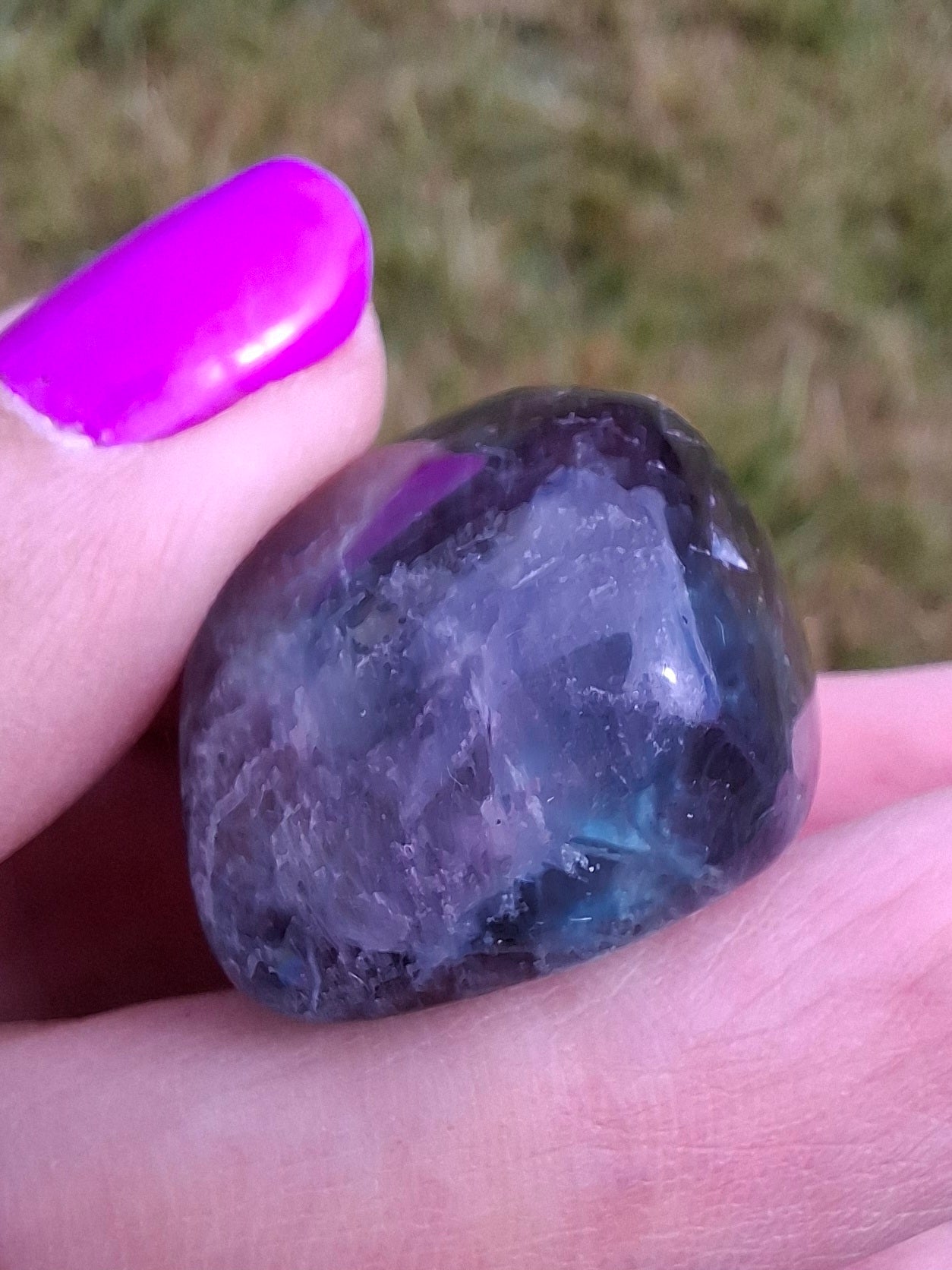 Fluorite, Tumble Stone, Crystal (Ref: T55)