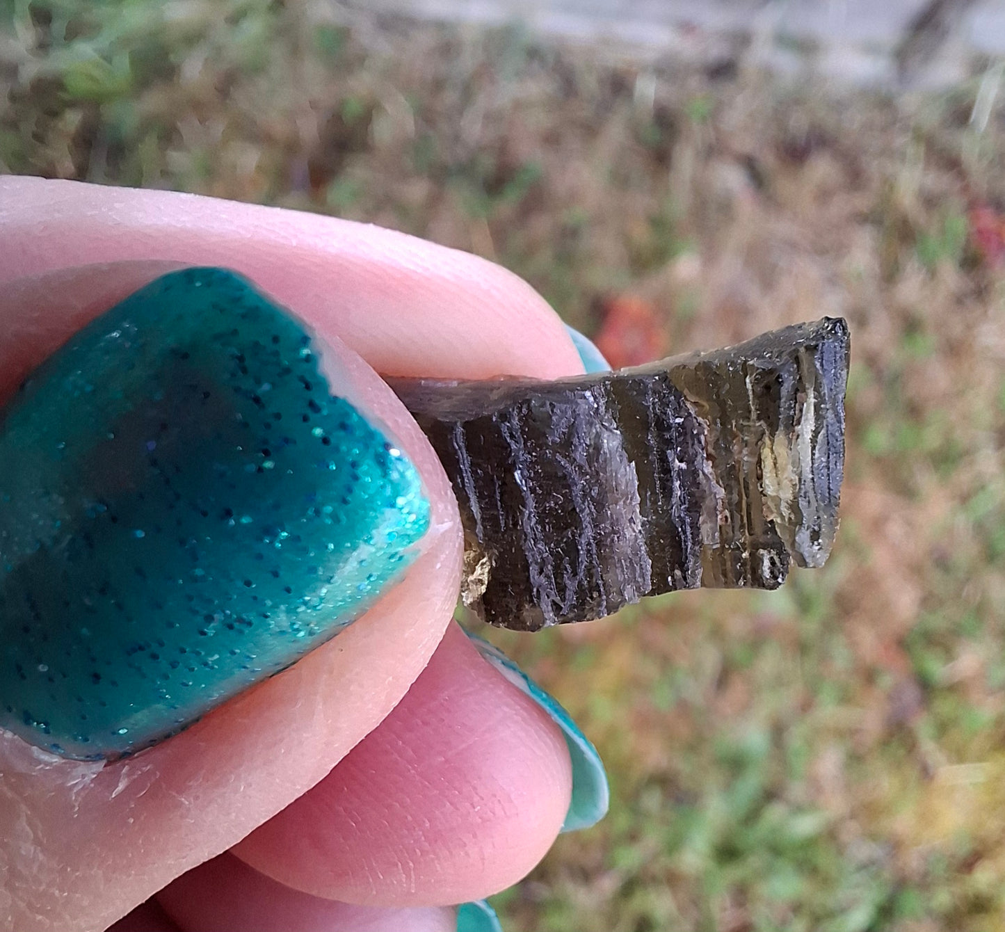 Moldavite Piece, 1.67g, Tektite (Ref: 1423)