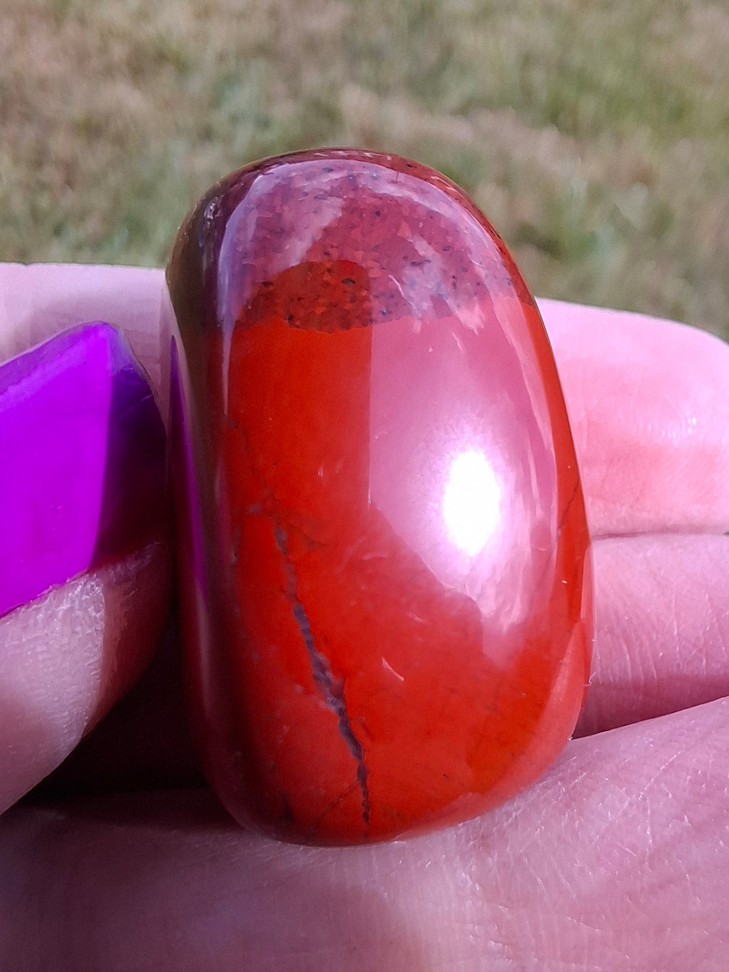 Red Jasper, Tumble Stone, Crystal (Ref: T91)