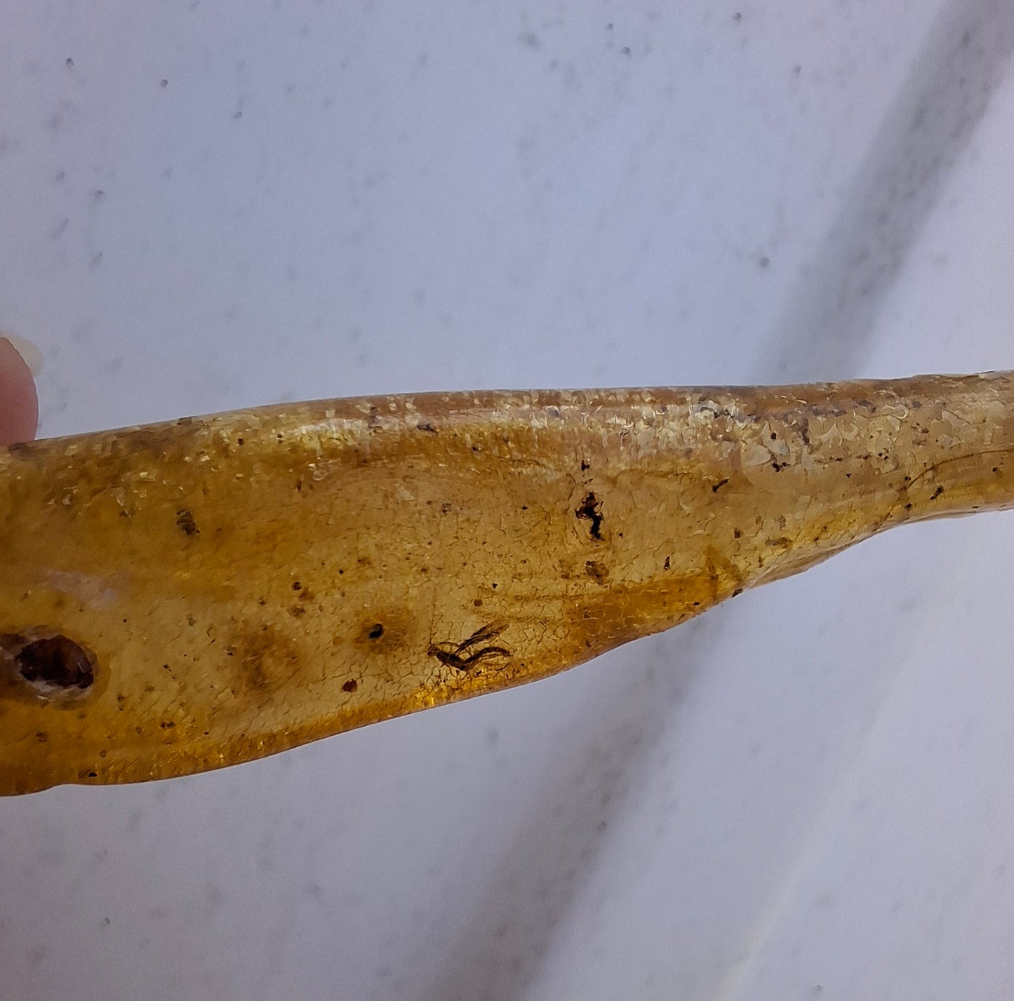 Copal Young Amber with INSECTS inside, 5.07g, Fossil (Ref: CA35)