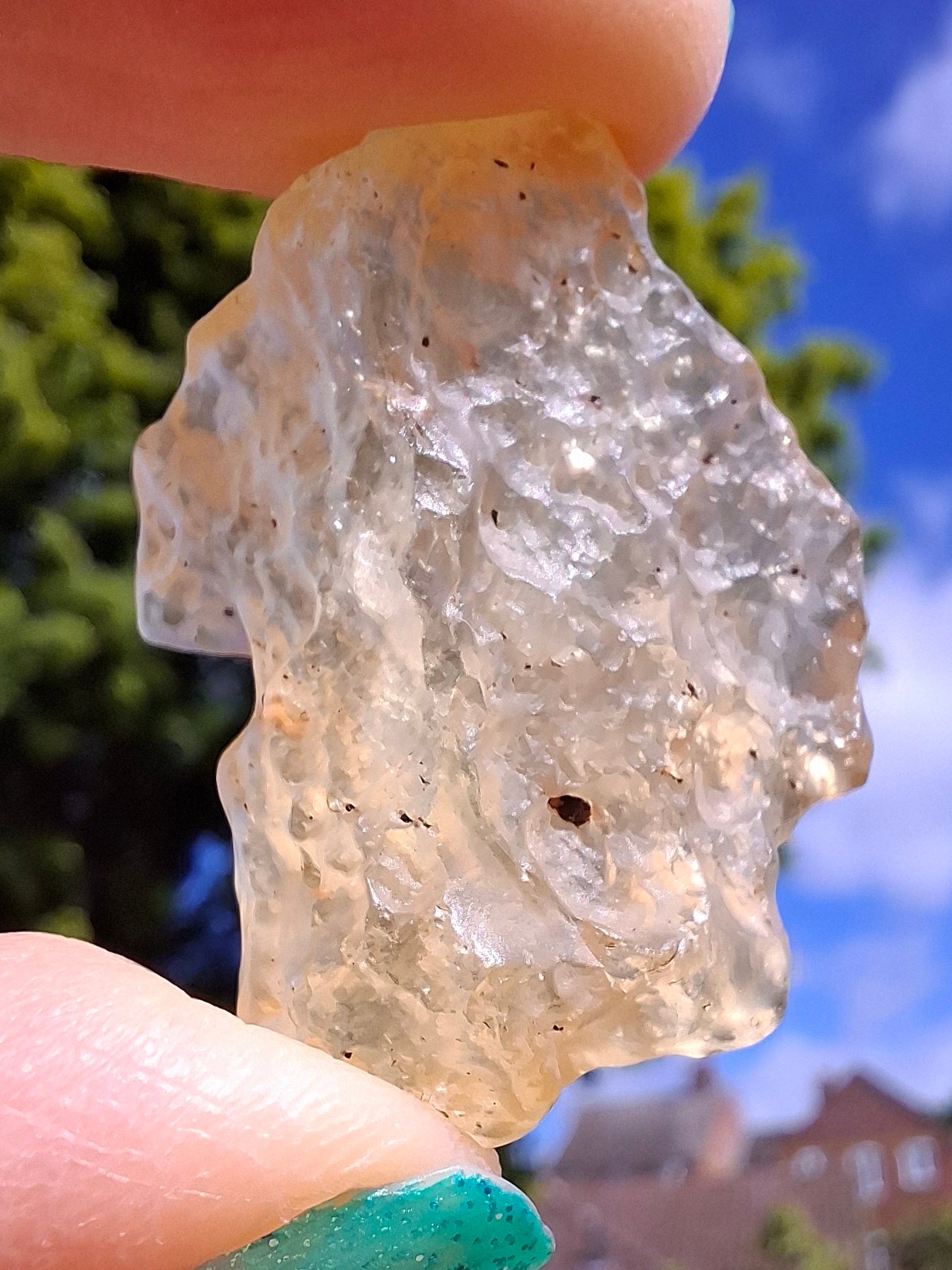 Libyan Desert Glass Piece, 10.00g, Tektite