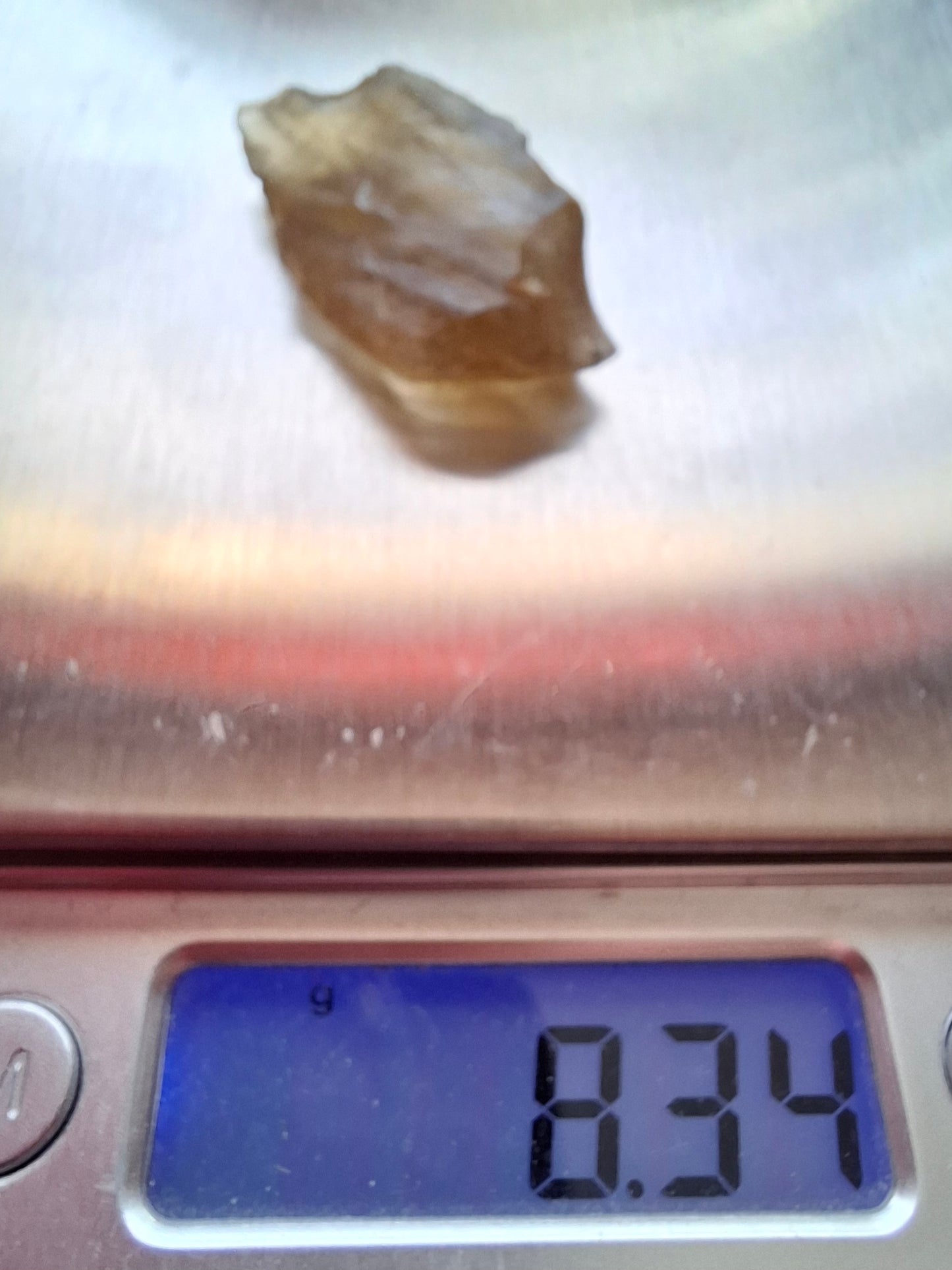 Libyan Desert Glass (darker) Piece, 8.34g, Tektite (Ref: L1370)