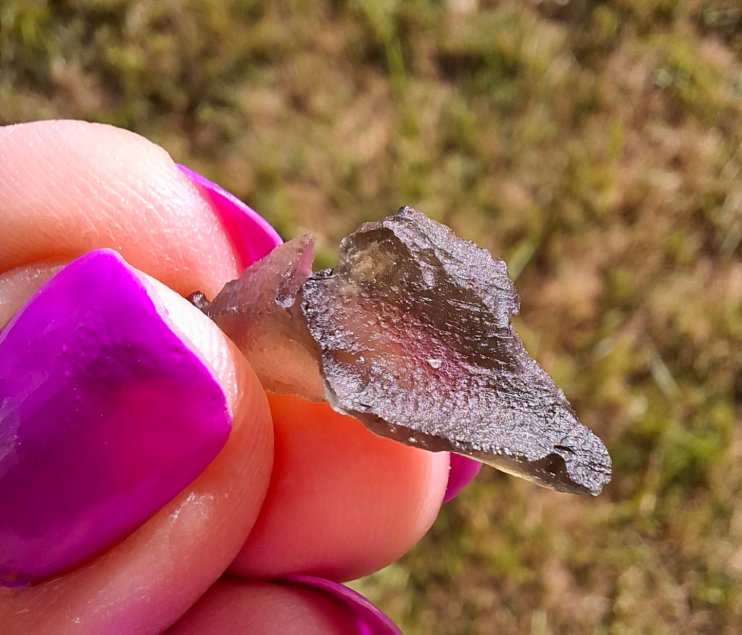 Moldavite Piece, 1.08g, Tektite (Ref: 1429)