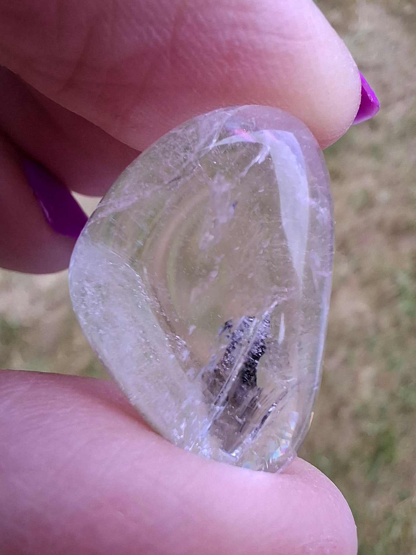 Clear Quartz, Tumble Stone, Crystal (Ref: T32)