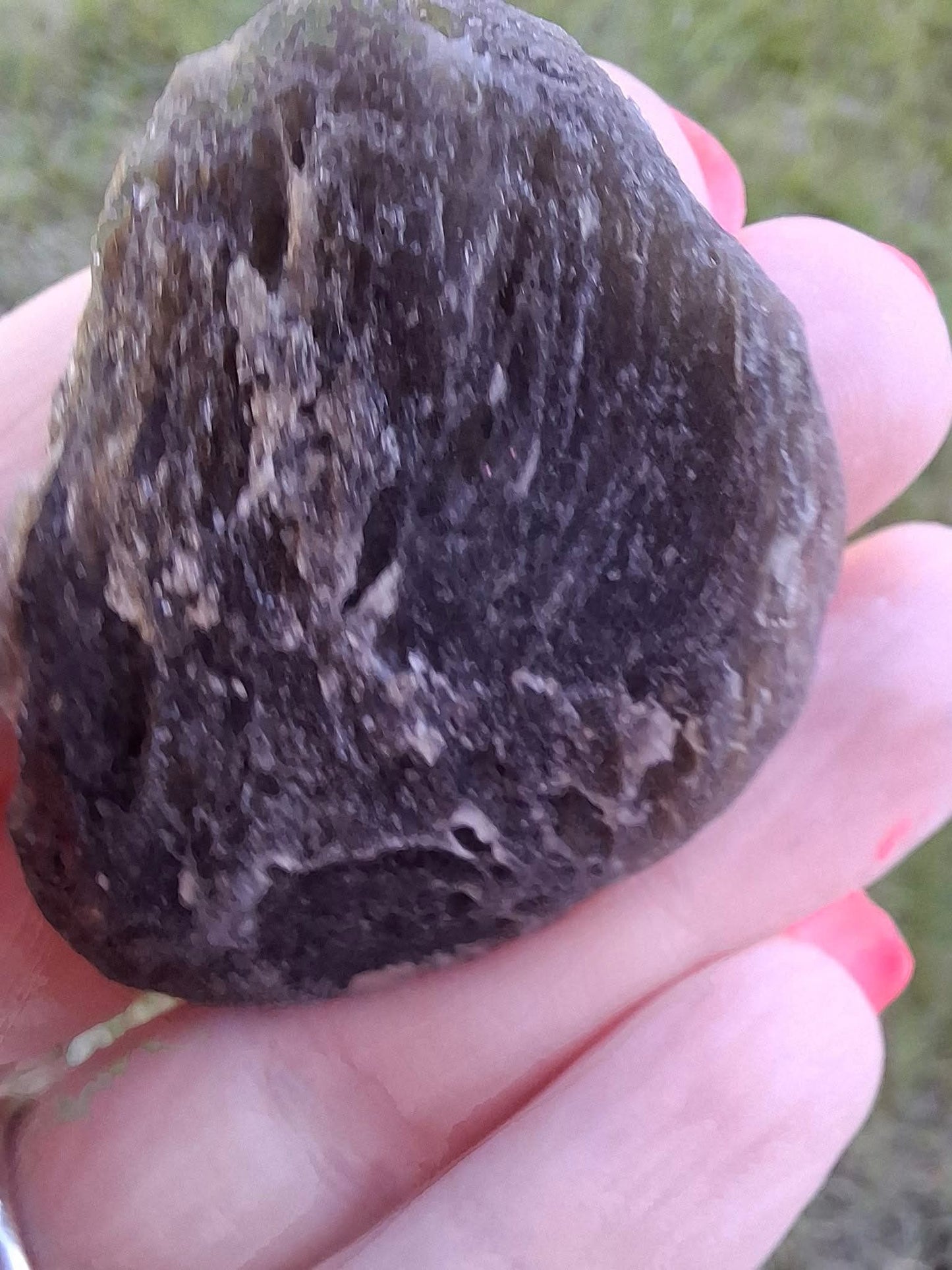 Moldavite Piece, NESMEN HURKA,  26.87g, Tektite (Ref: 1170)