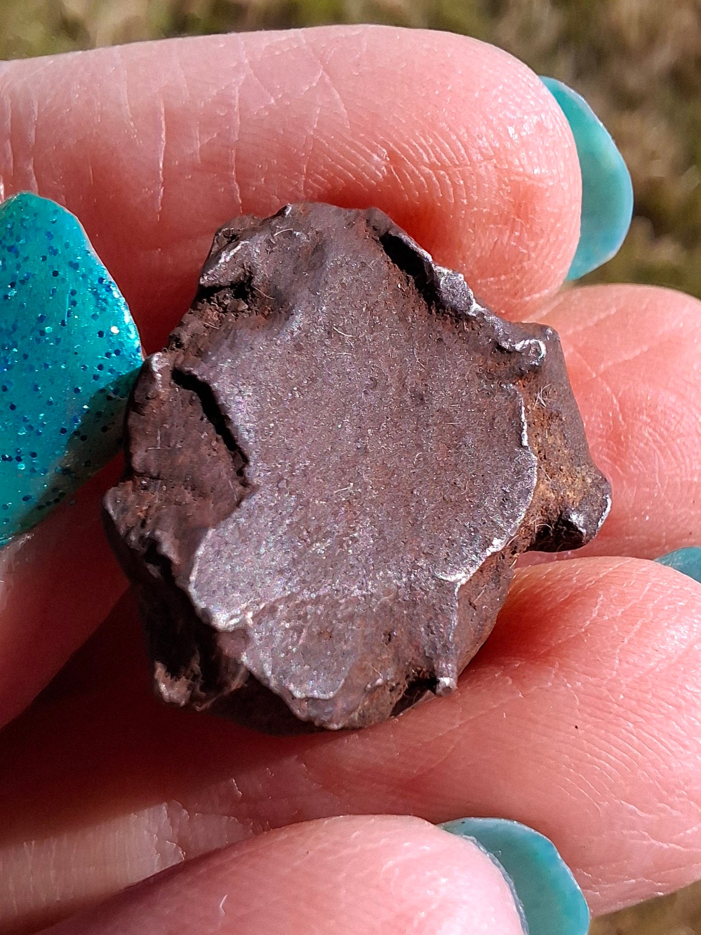 Gebel Kamil Iron Meteorite, 11.21g (Ref: K48)