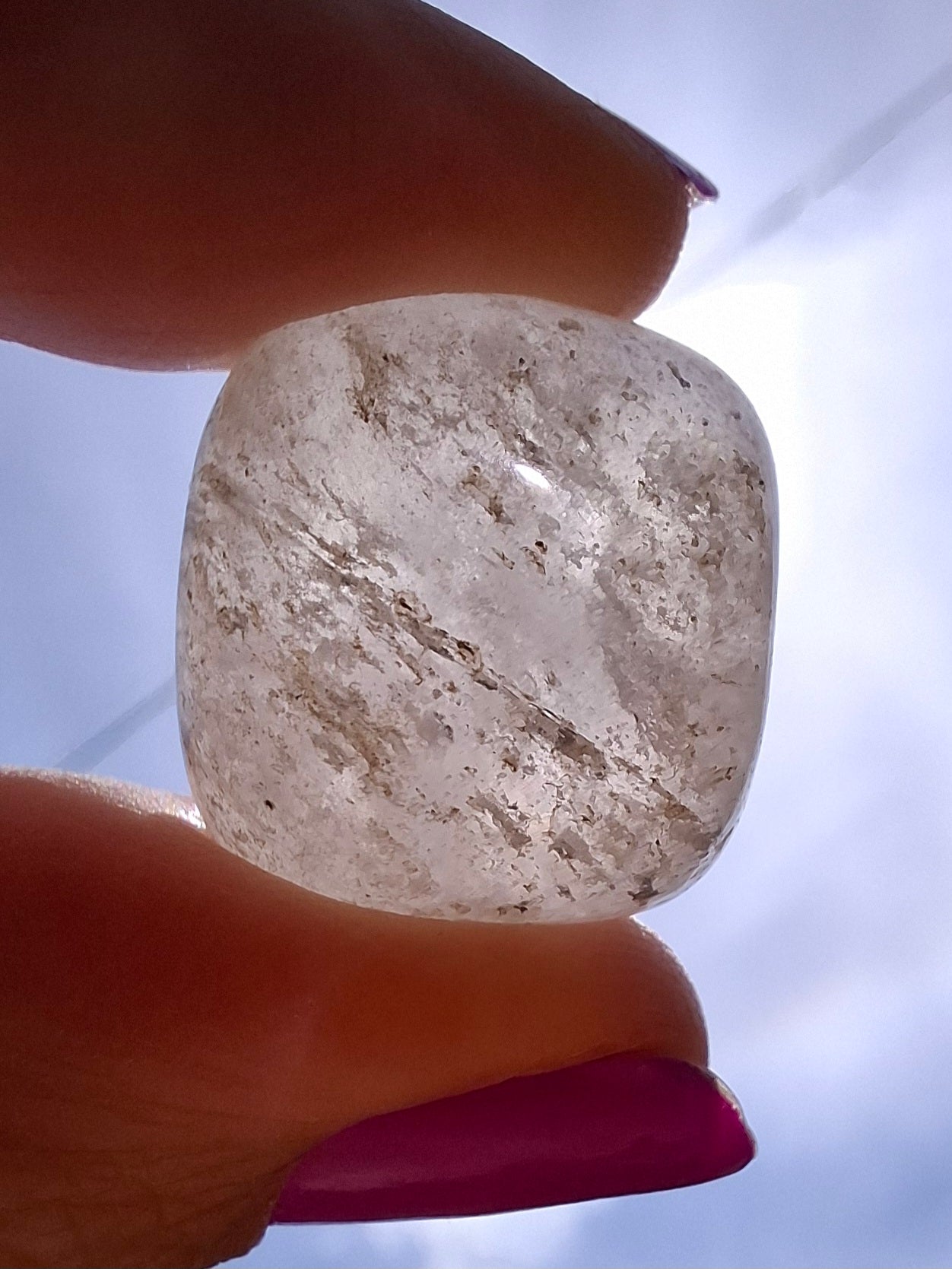 Clear Quartz, Tumble Stone, Crystal (Ref: T27)