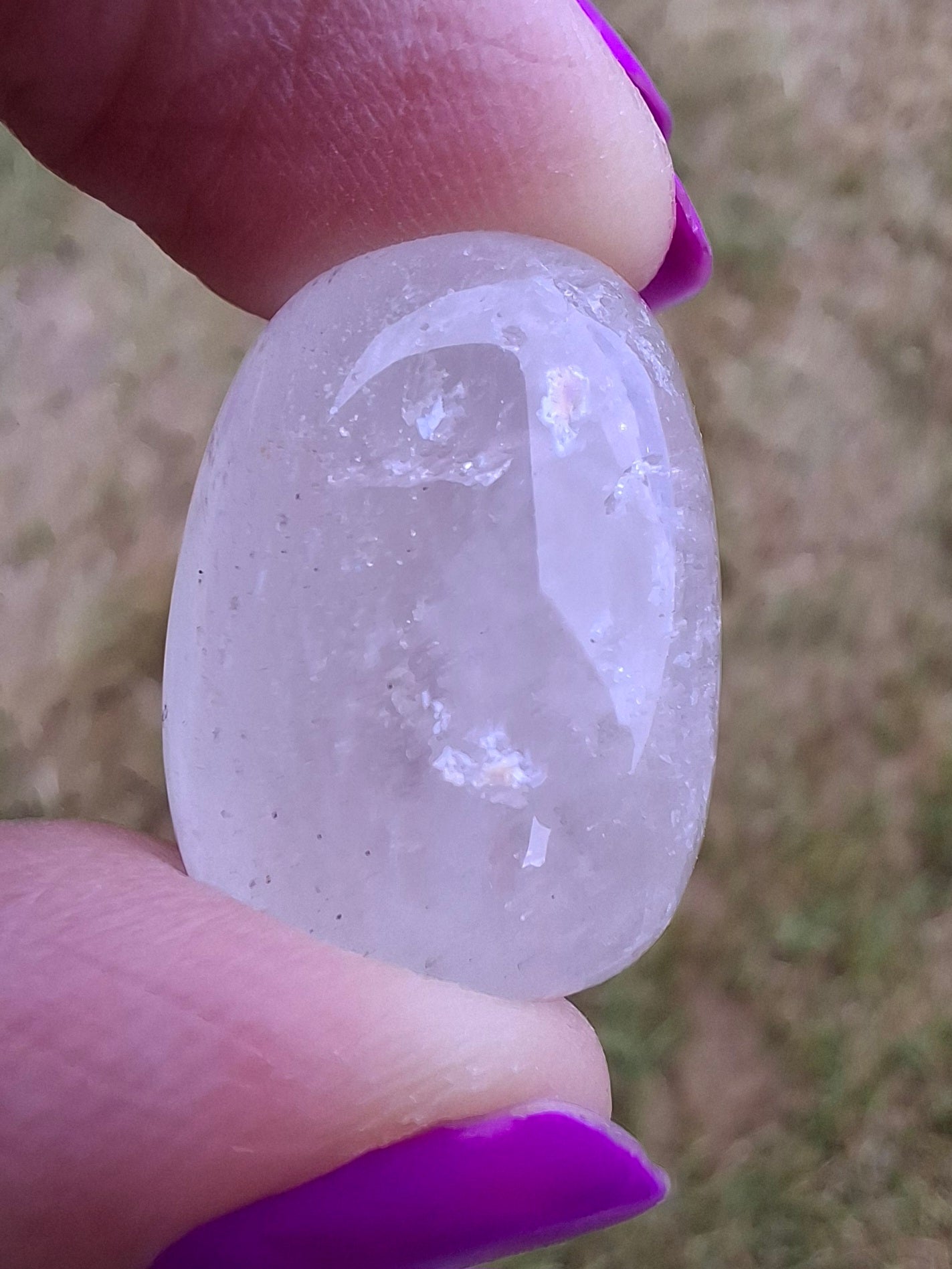 Clear Quartz, Tumble Stone, Crystal (Ref: T33)