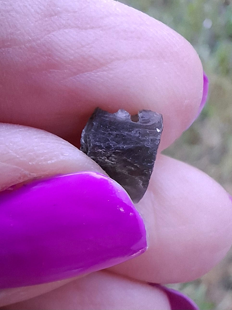 Moldavite Piece, 0.57g, Tektite (Ref: 1439)