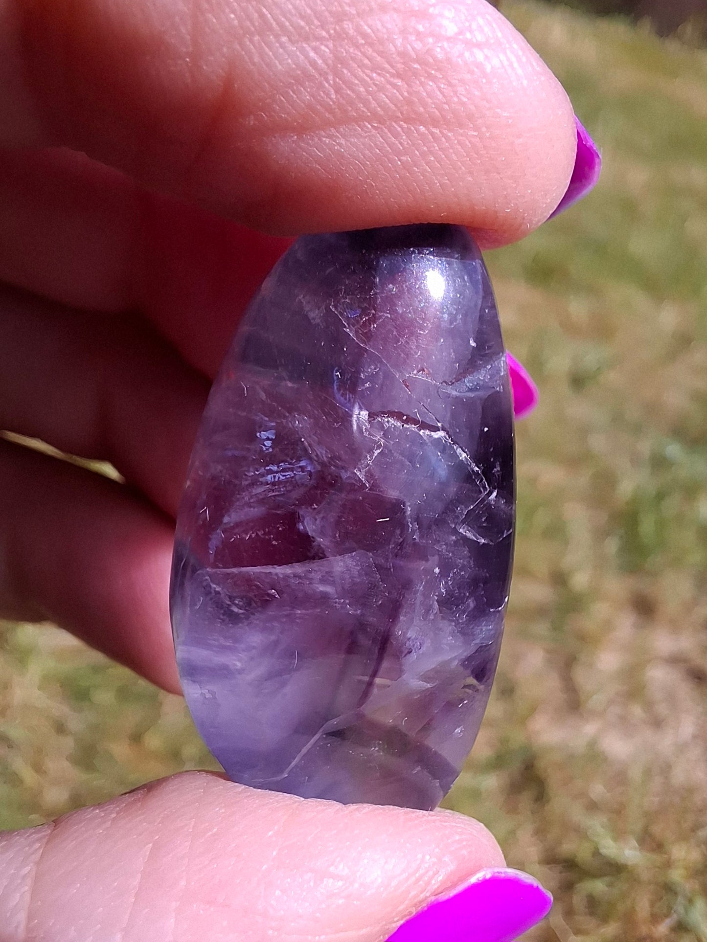 Fluorite, Tumble Stone, Crystal (Ref :T46)