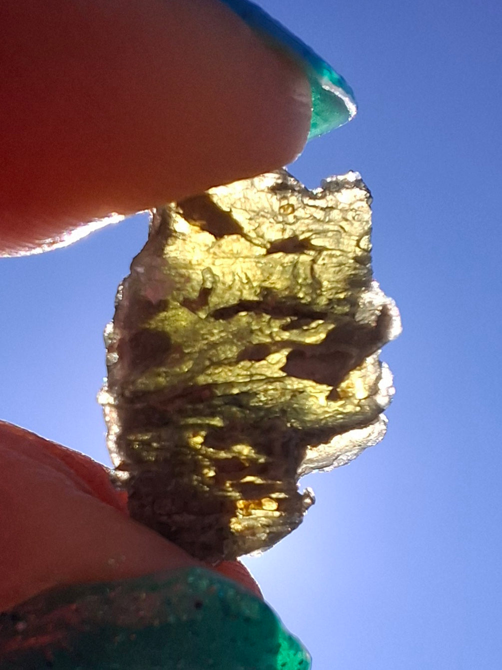 Moldavite Piece, 1.07g, Tektite (Ref: 1422)