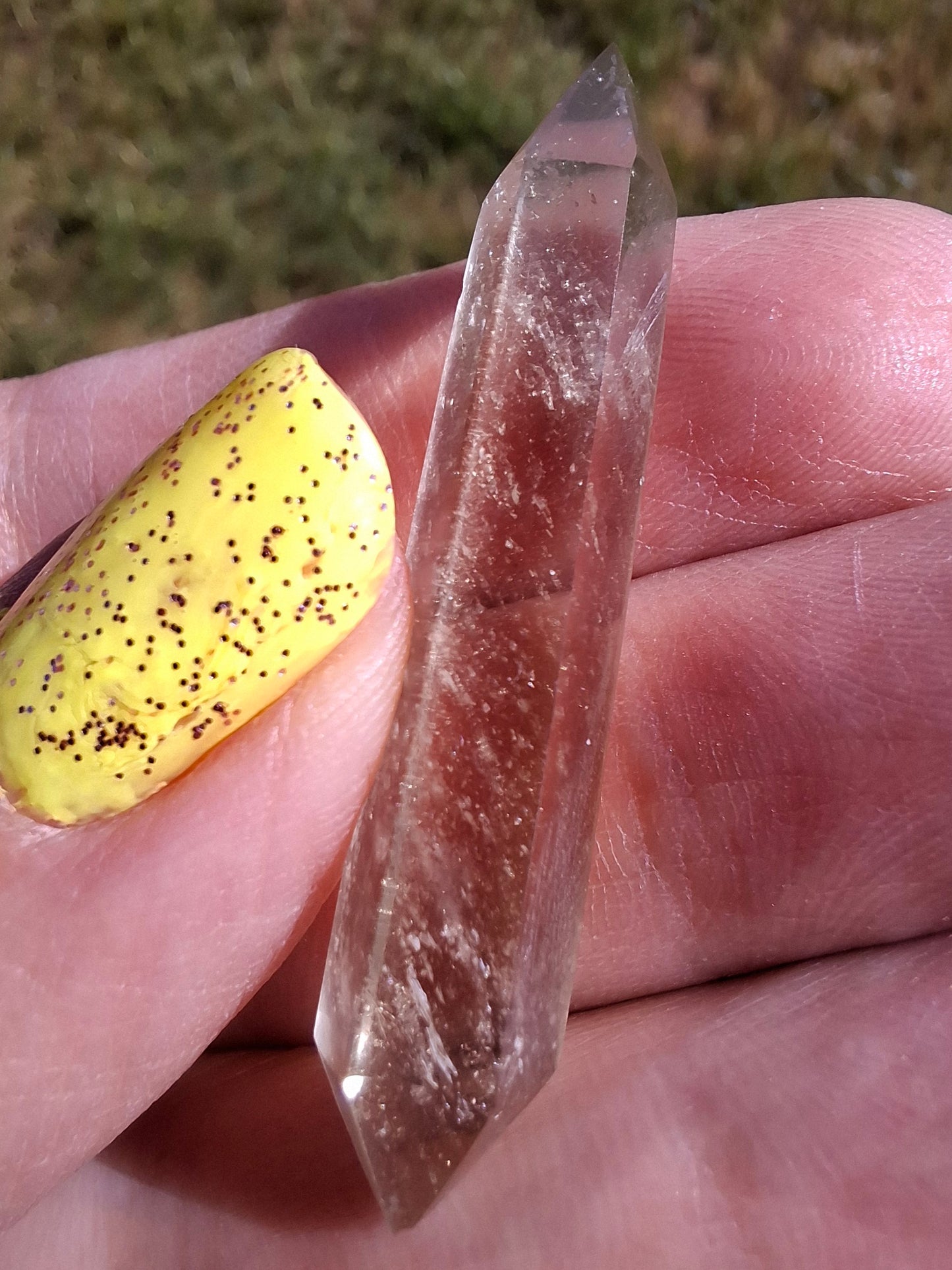 Libyan Desert Glass DT Carving, 3.93g, Tektite (Ref: LDT3)