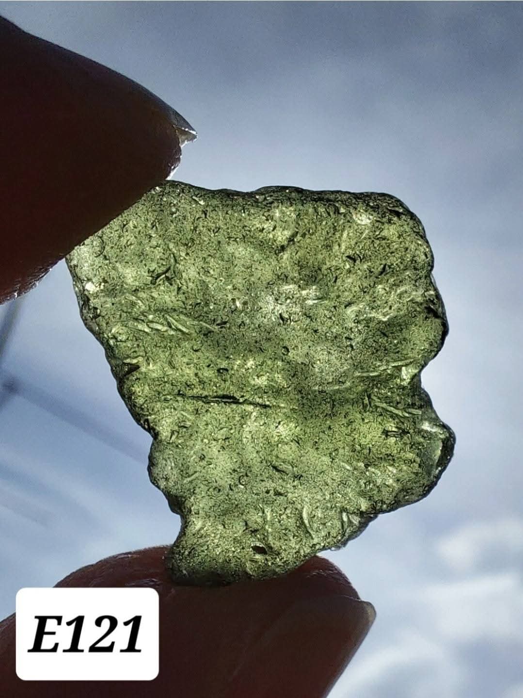 Moldavite Piece, 2.78g, Tektite (Ref: E121)