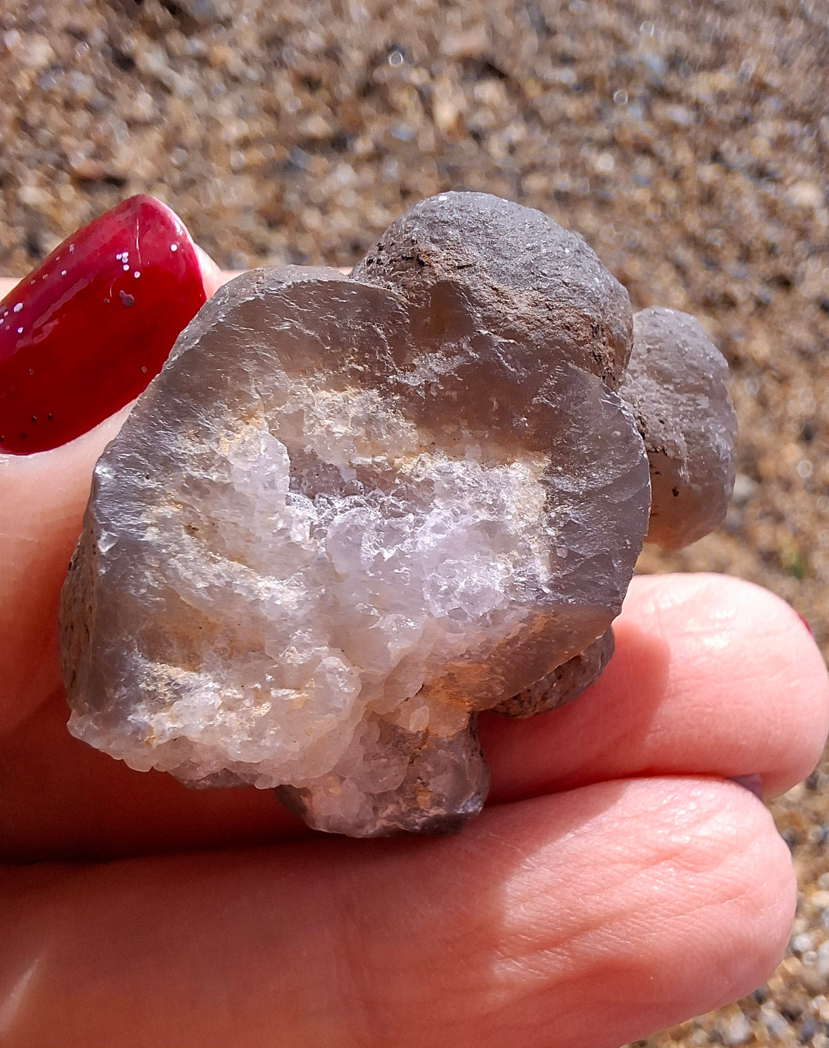 Nebula Chalcedony, 18.80g, Fossil (Ref: NC9)