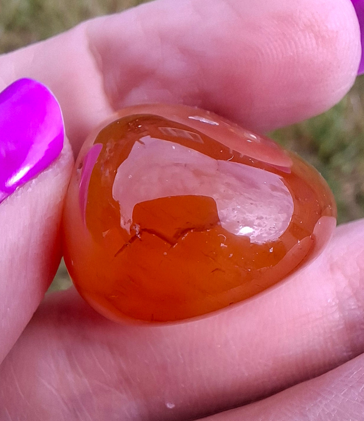 Carnelian, Tumble Stone, Crystal (Ref: T65)