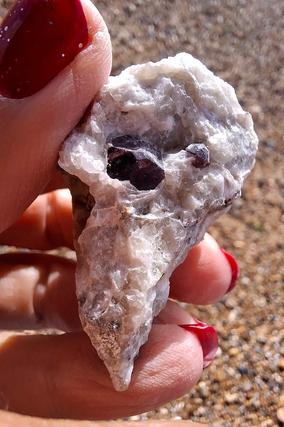 (Dig your own) Garnet in Matrix, Crystal (Ref: RG2)