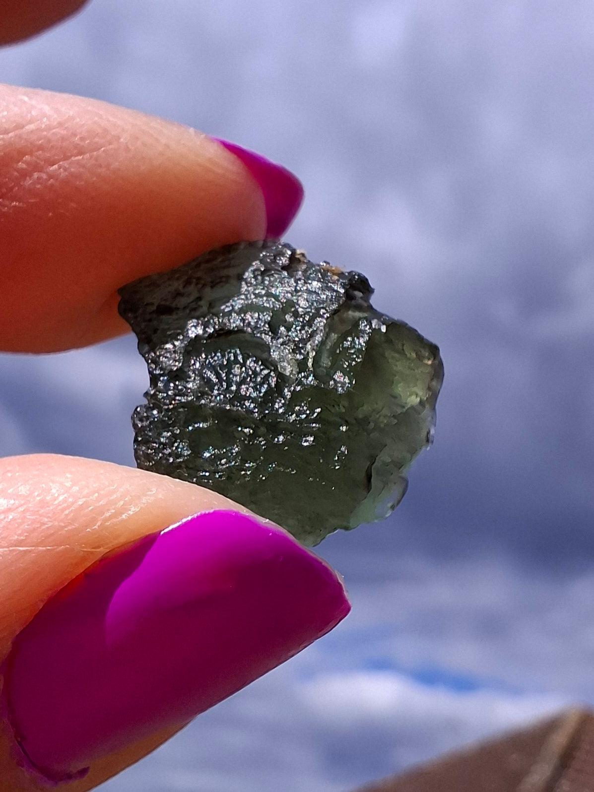 Moldavite Piece, 1.92g, Tektite (Ref: 1426)