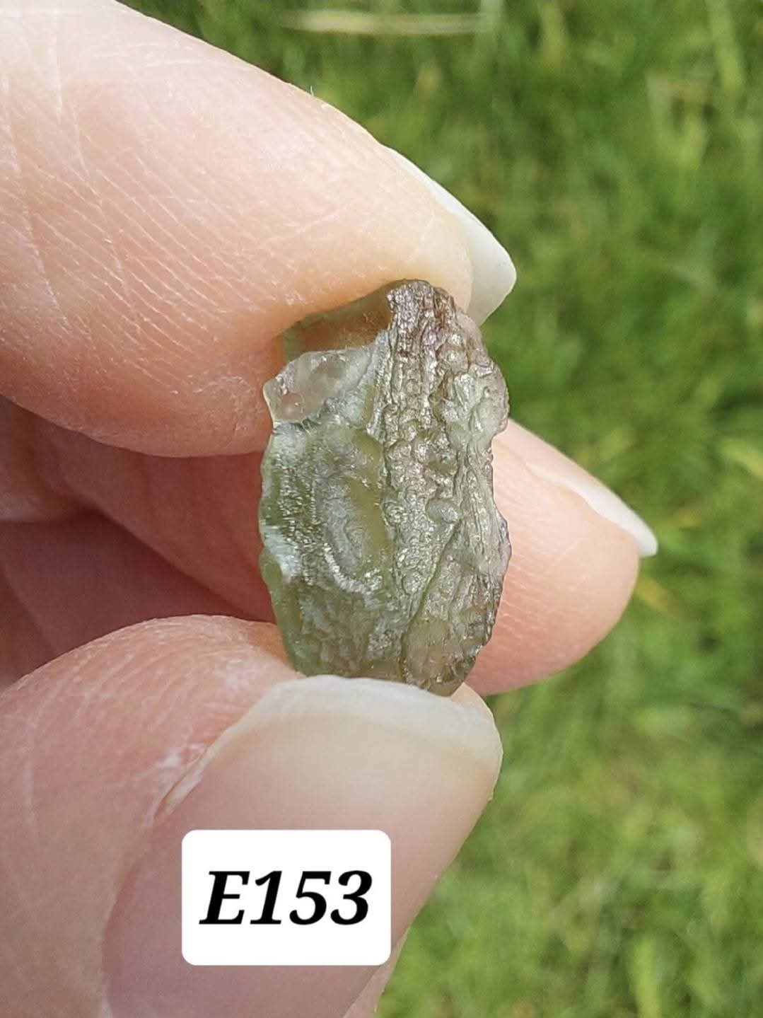 Moldavite Piece, 0.56g, Tektite (Ref: E153)