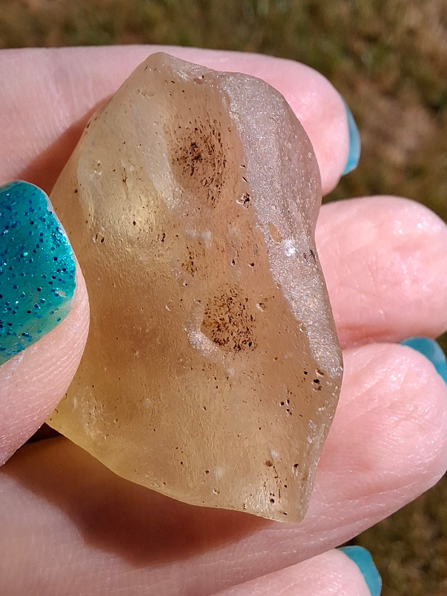 Libyan Desert Glass Piece, 12.30g, Tektite