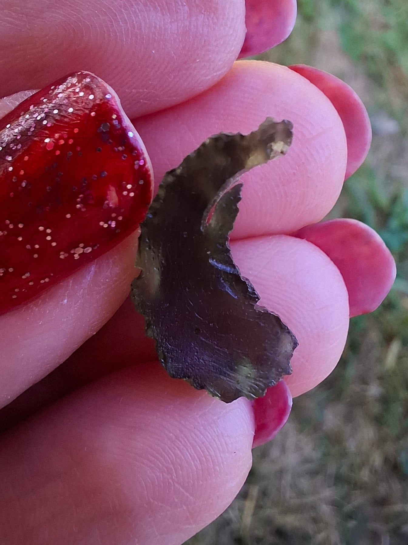 Moldavite Piece, 1.25g, Tektite (Ref: 1470)