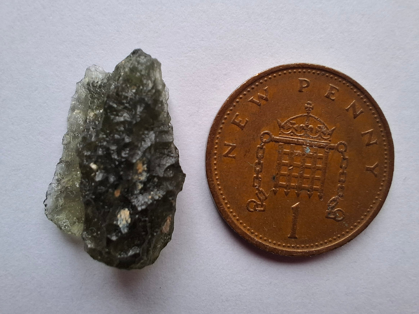 Moldavite Piece, NESMEN LES, 1.90g, Tektite (Ref: 848)
