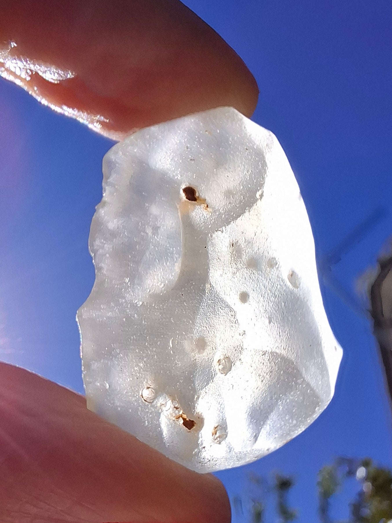 Libyan Desert Glass Piece, 10.91g, Tektite (Ref: LE259)