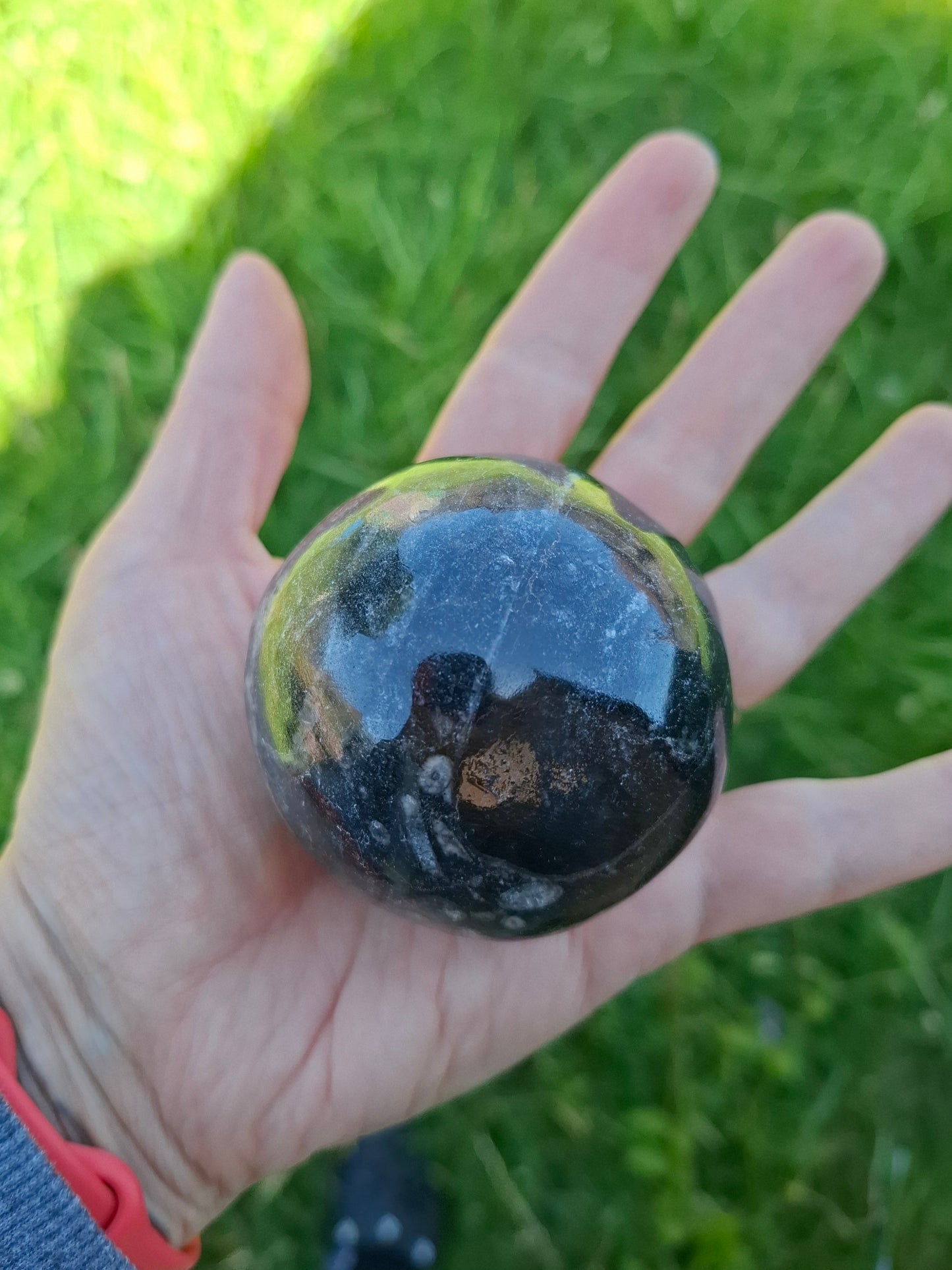 Orthoceras Sphere, Fossil (Ref: OS3)
