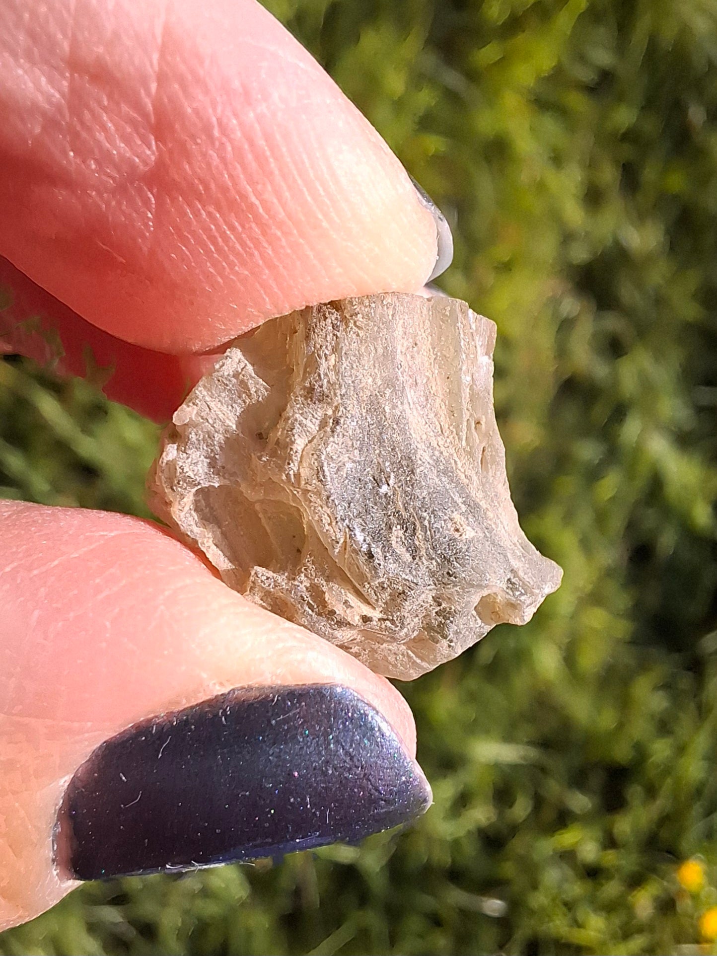 Moldavite Piece, 1.20g, Tektite (Ref: 1383)