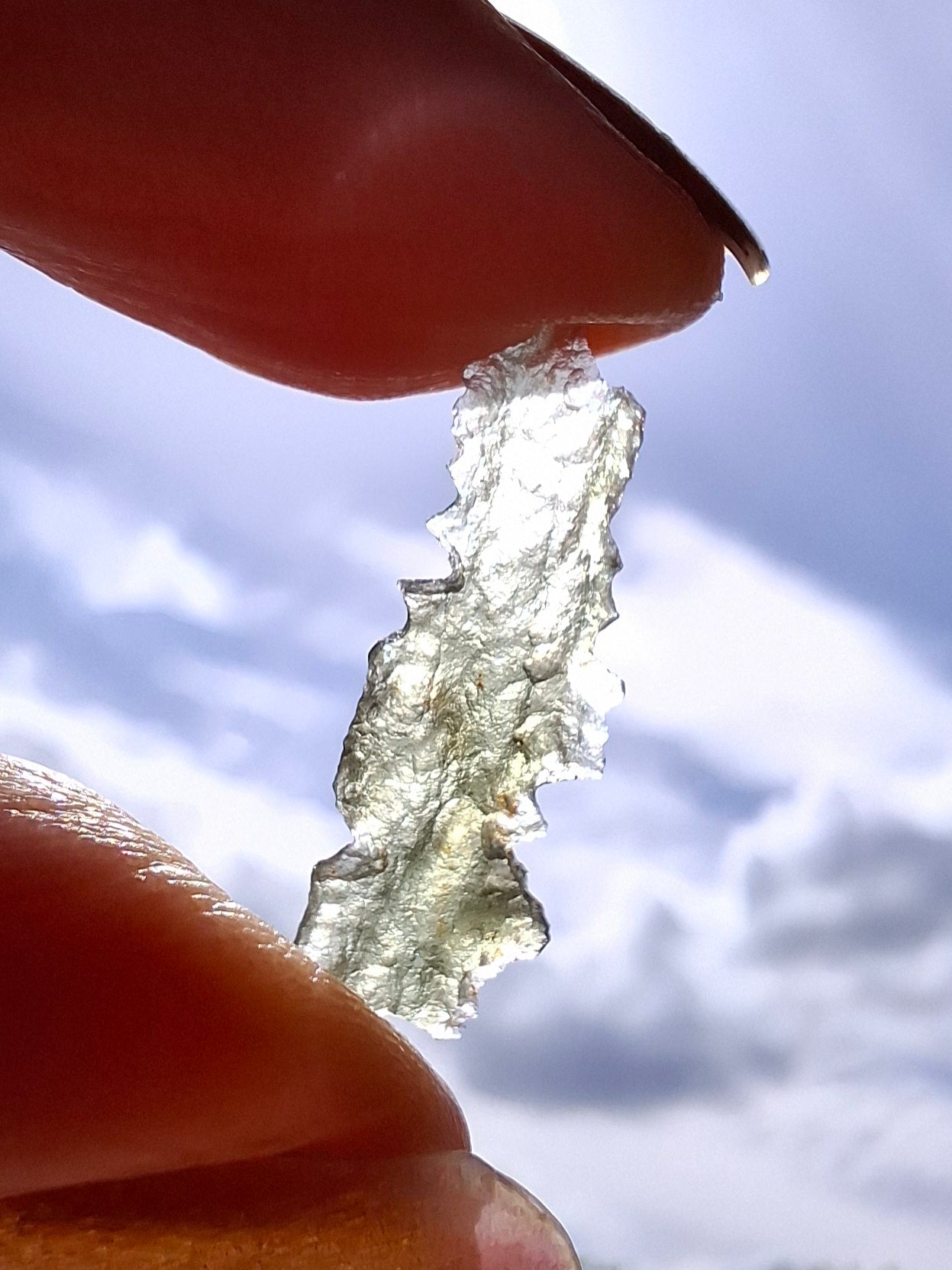 Moldavite Piece, 0.33g, Tektite (Ref: 1488)