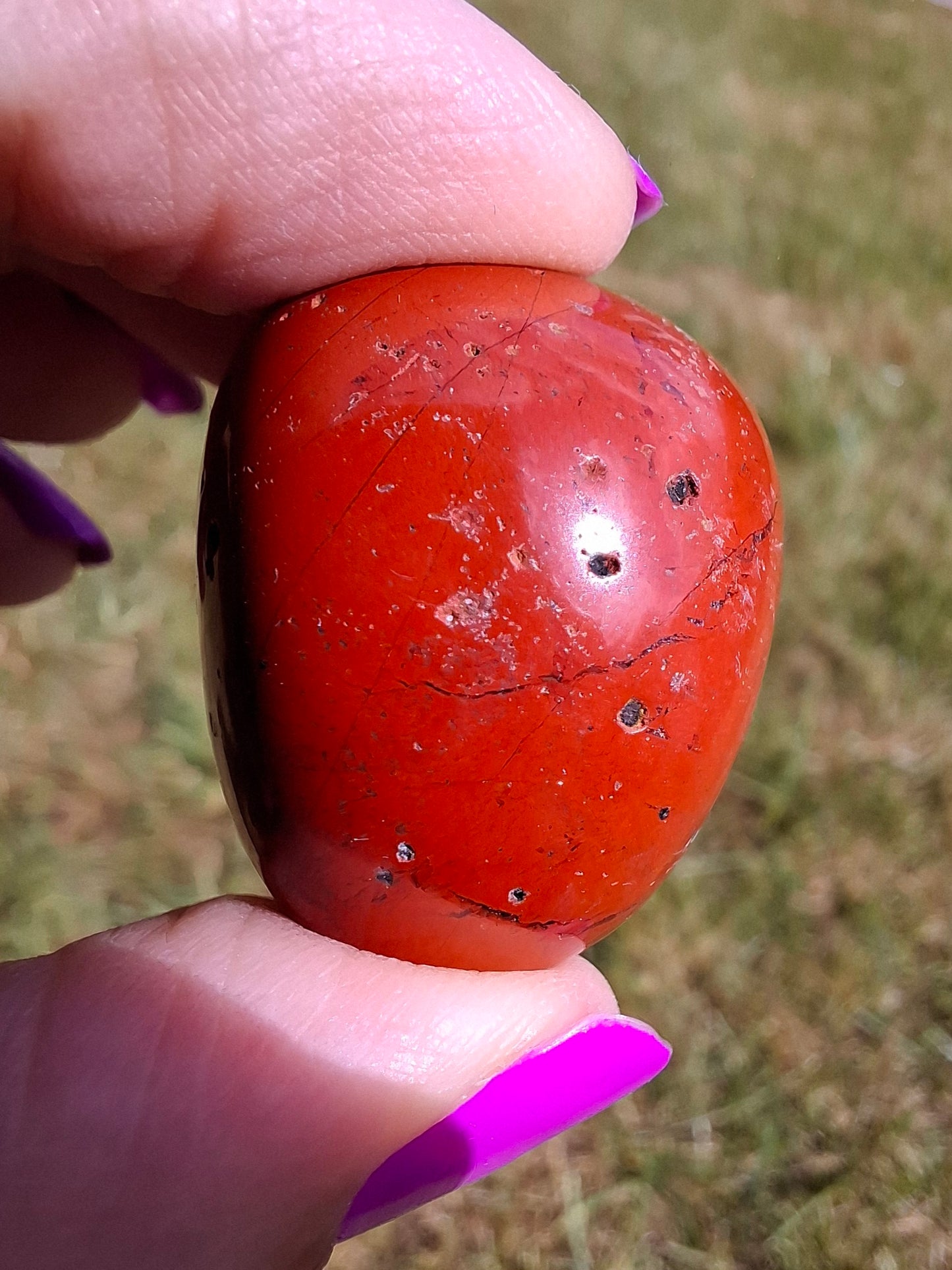 Red Jasper, Tumble Stone, Crystal (Ref: T83)