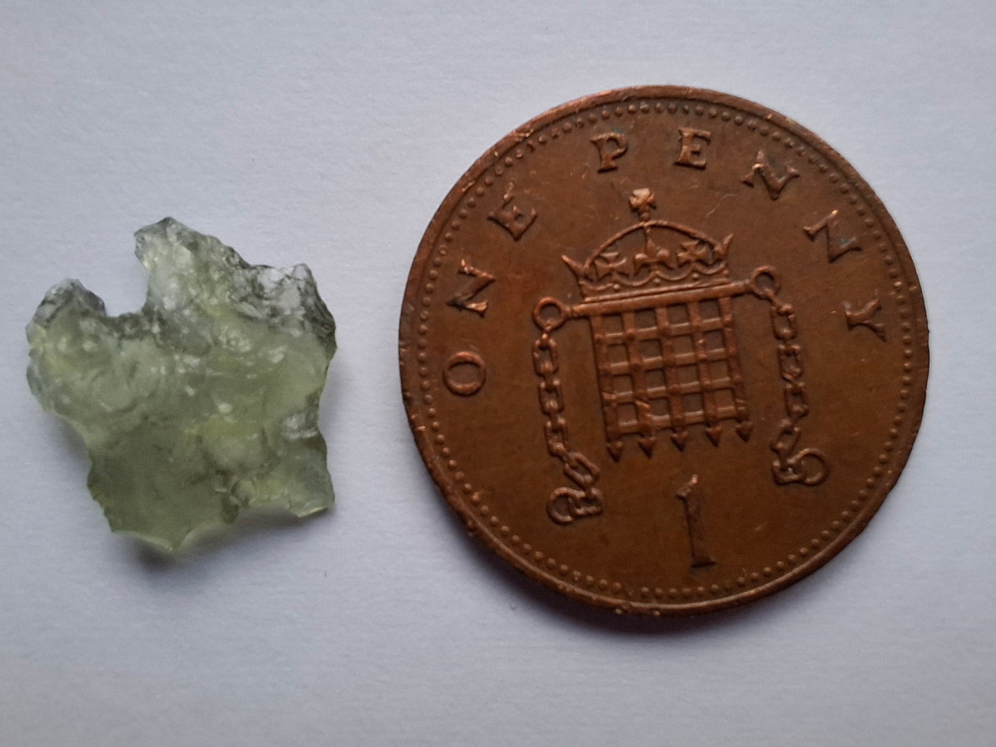 Moldavite small Piece, 0.30g, Tektite (Ref: 1437)