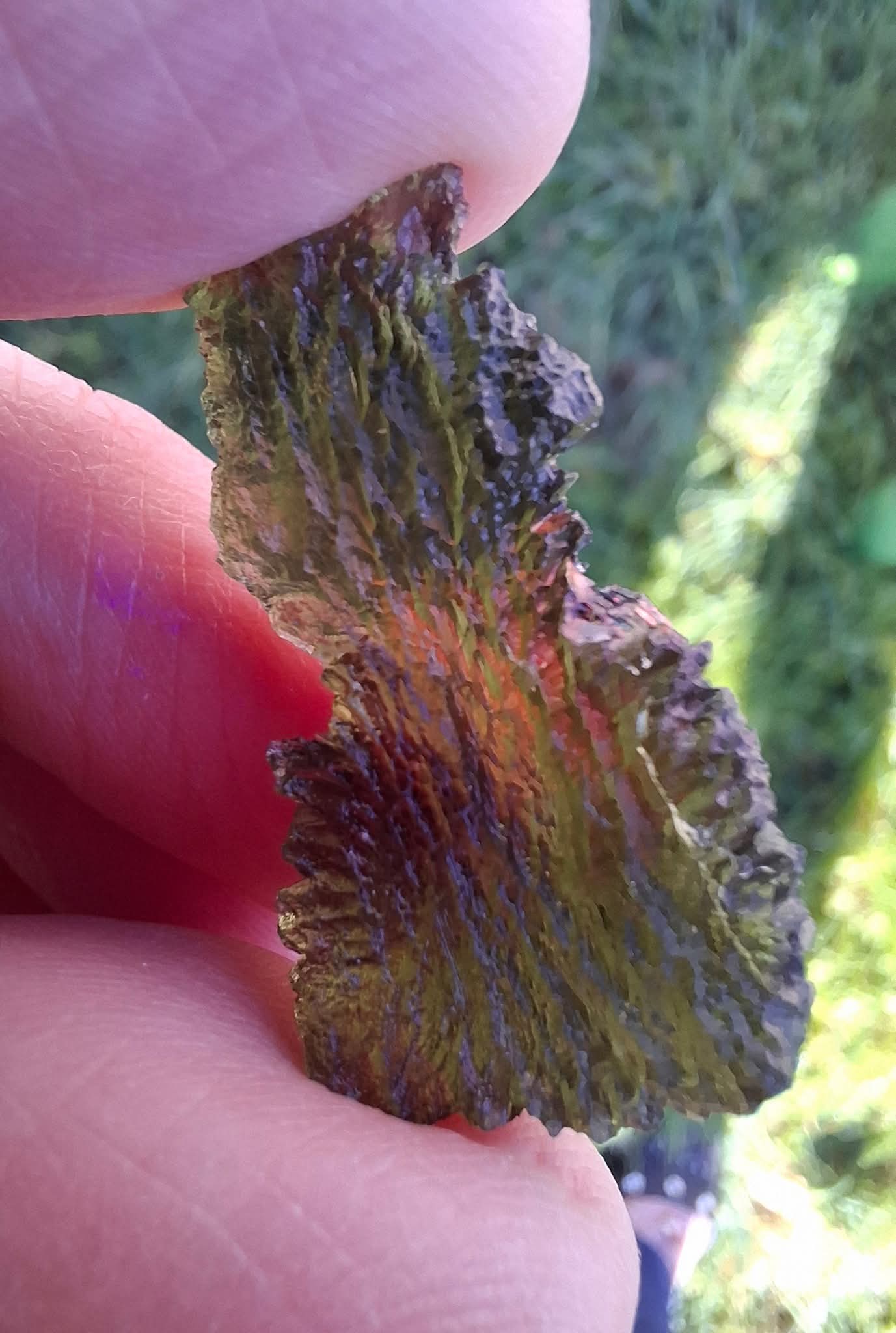 Moldavite Piece, PARYZ, 3.65g, Tektite (Ref: 1299)