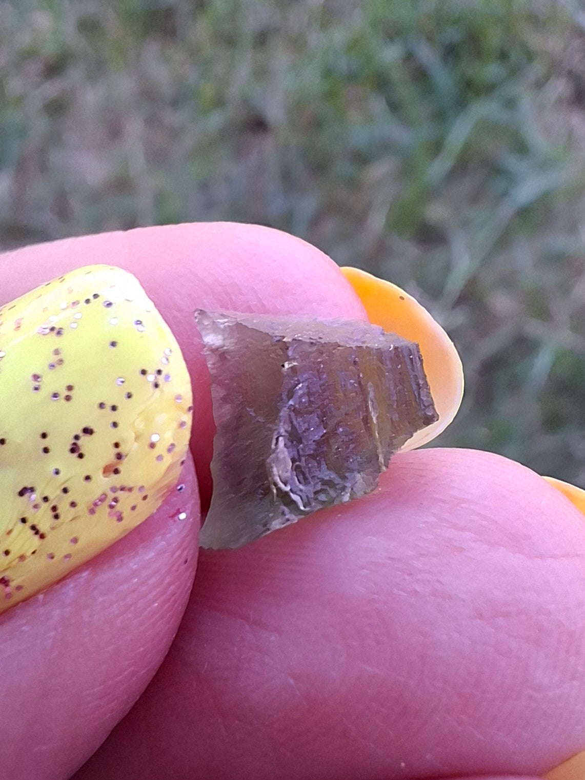 Moldavite small Piece, 0.37g, Tektite (Ref: 1478)