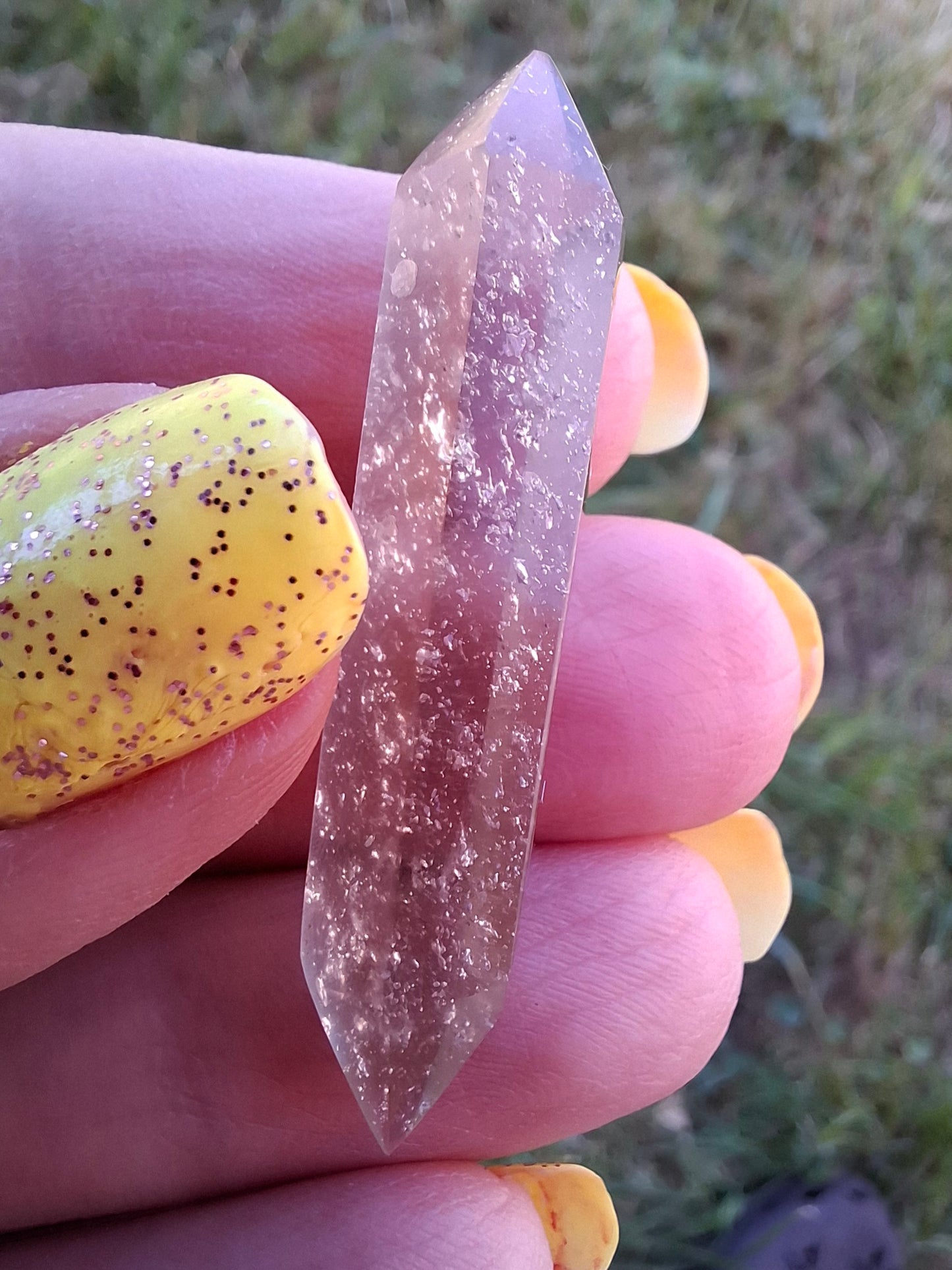 Libyan Desert Glass DT Carving, 4.22g, Tektite (Ref: LDT6)