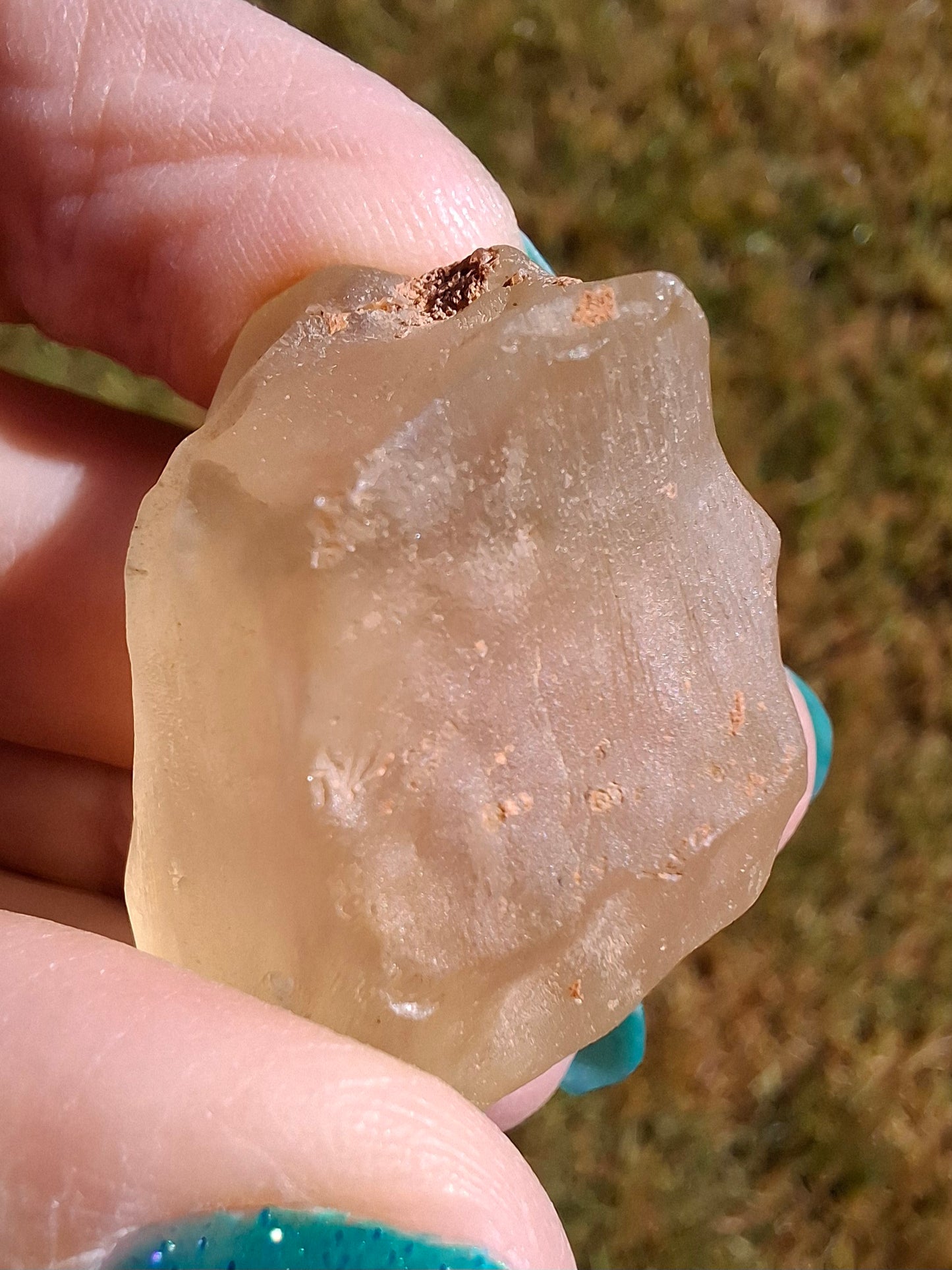 Libyan Desert Glass Piece, 16.55g, Tektite