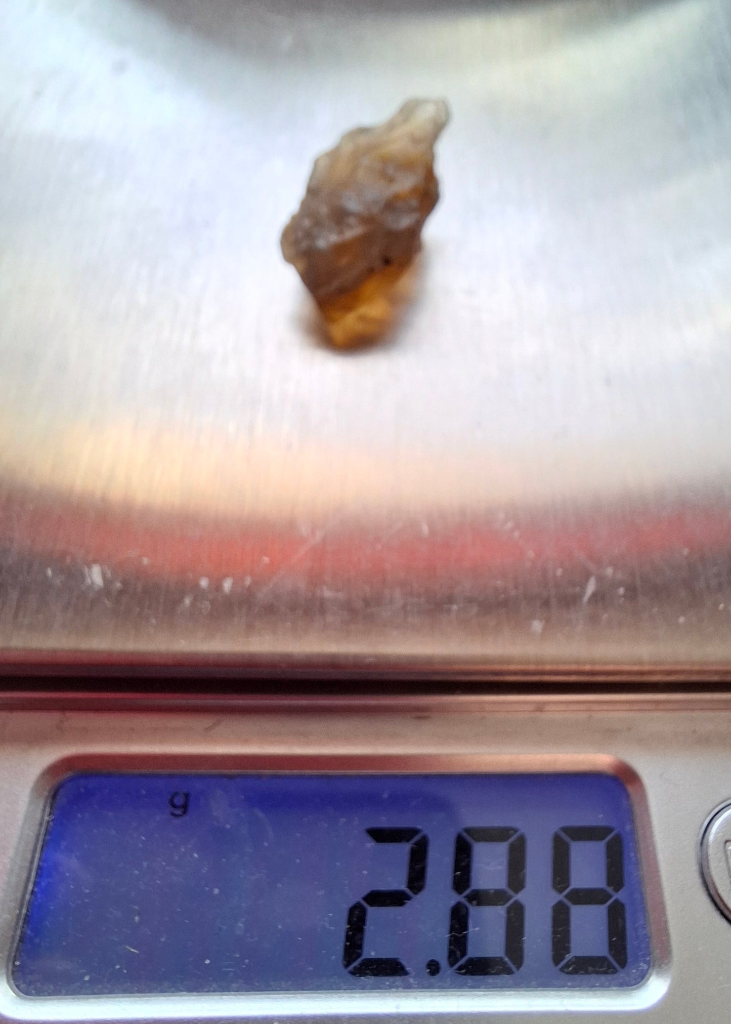 Libyan Desert Glass (darker) piece, 2.88g, Tektite (Ref: L1358)