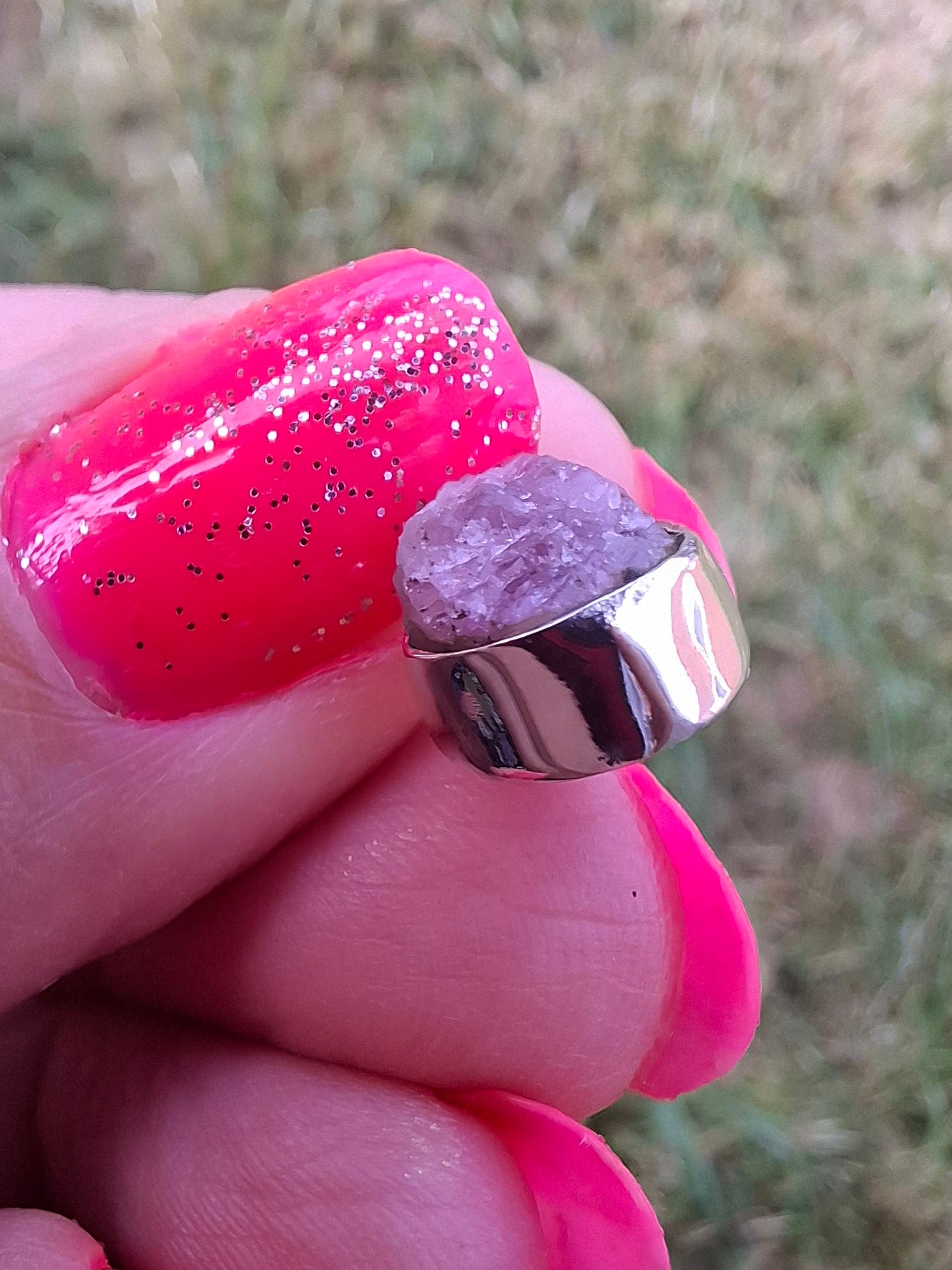 Pink Tourmaline Pendant, 925 Silver, Crystal (Ref: PT85)