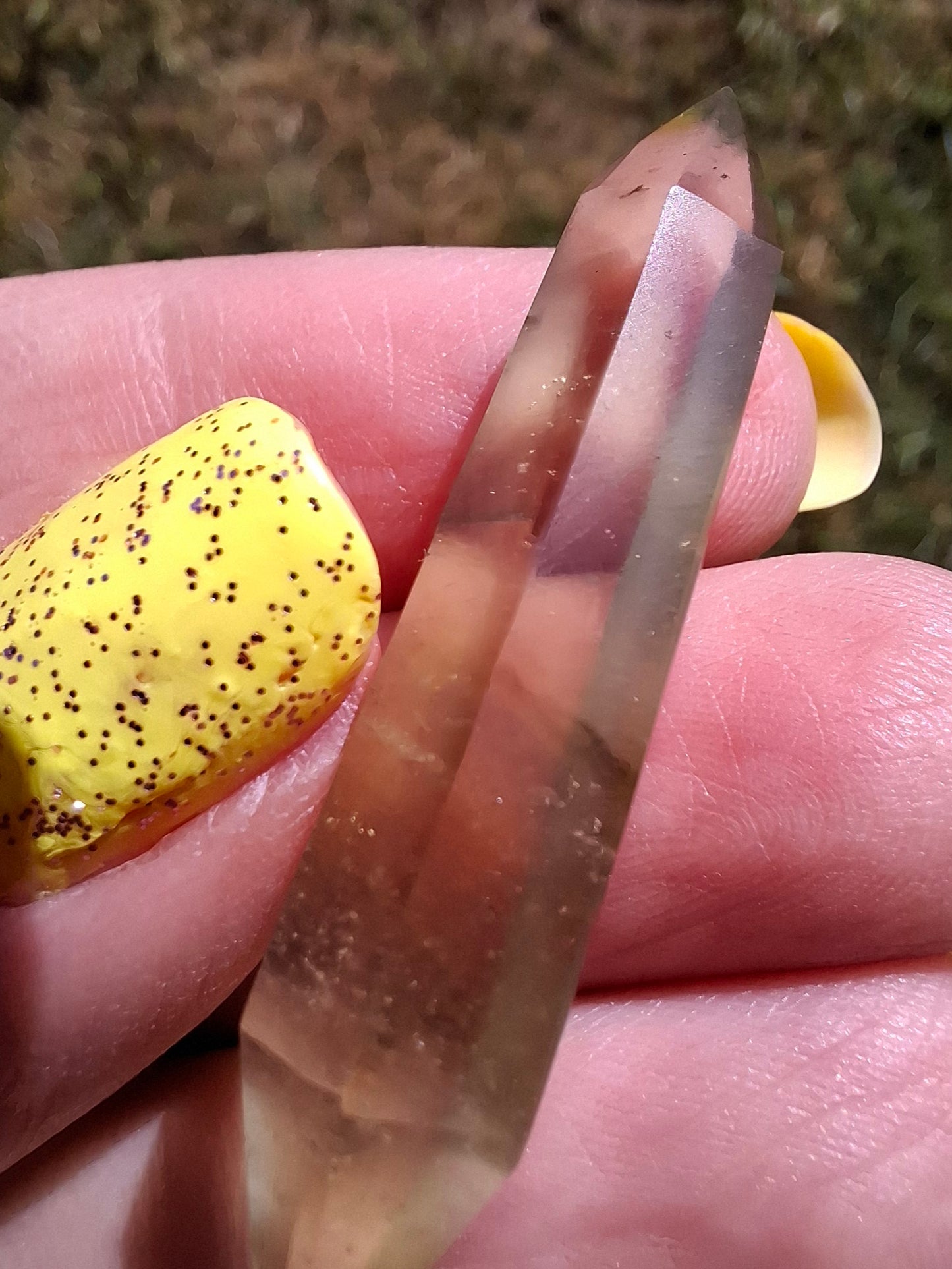 Libyan Desert Glass DT Carving, 4.71g, Tektite (Ref: LDT9)