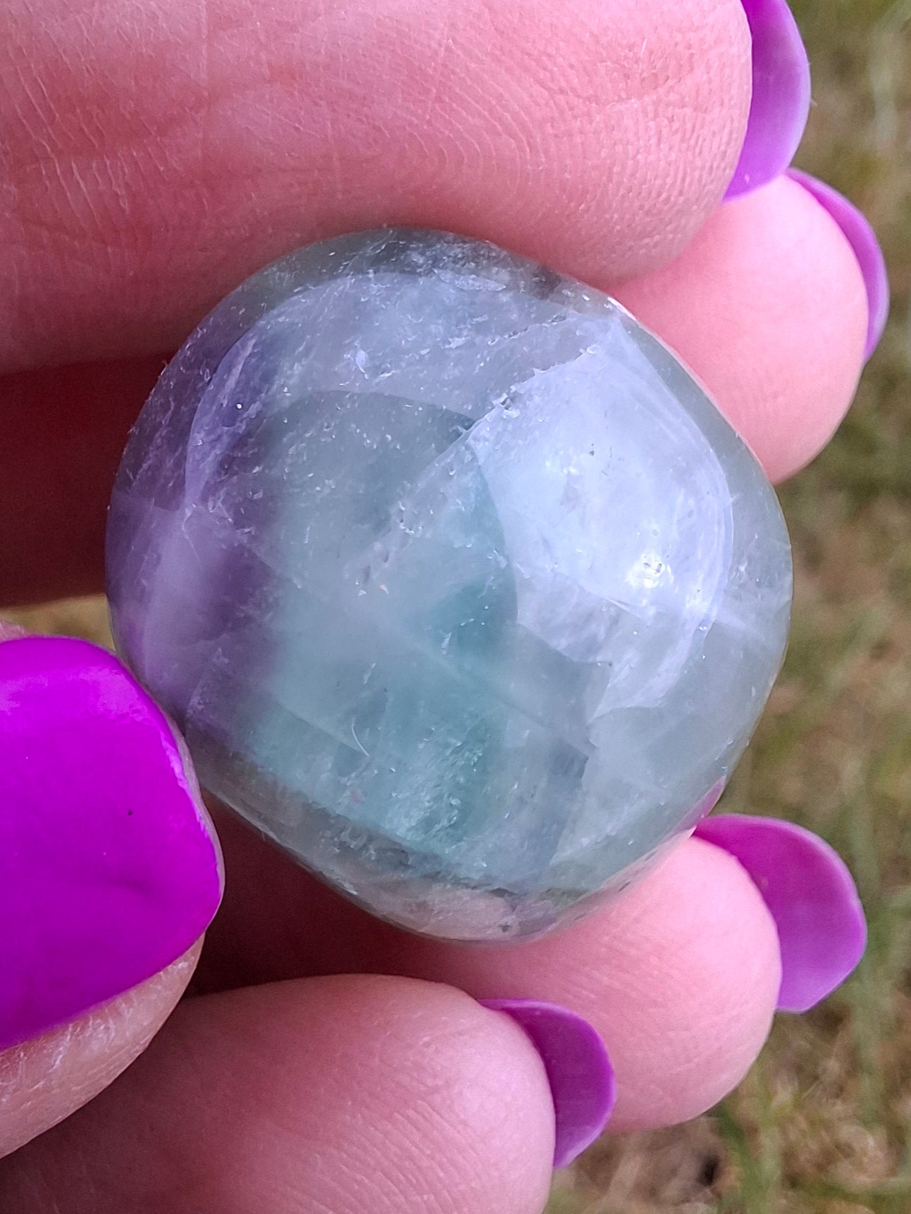 Fluorite, Tumble Stone, Crystal (Ref: T51)