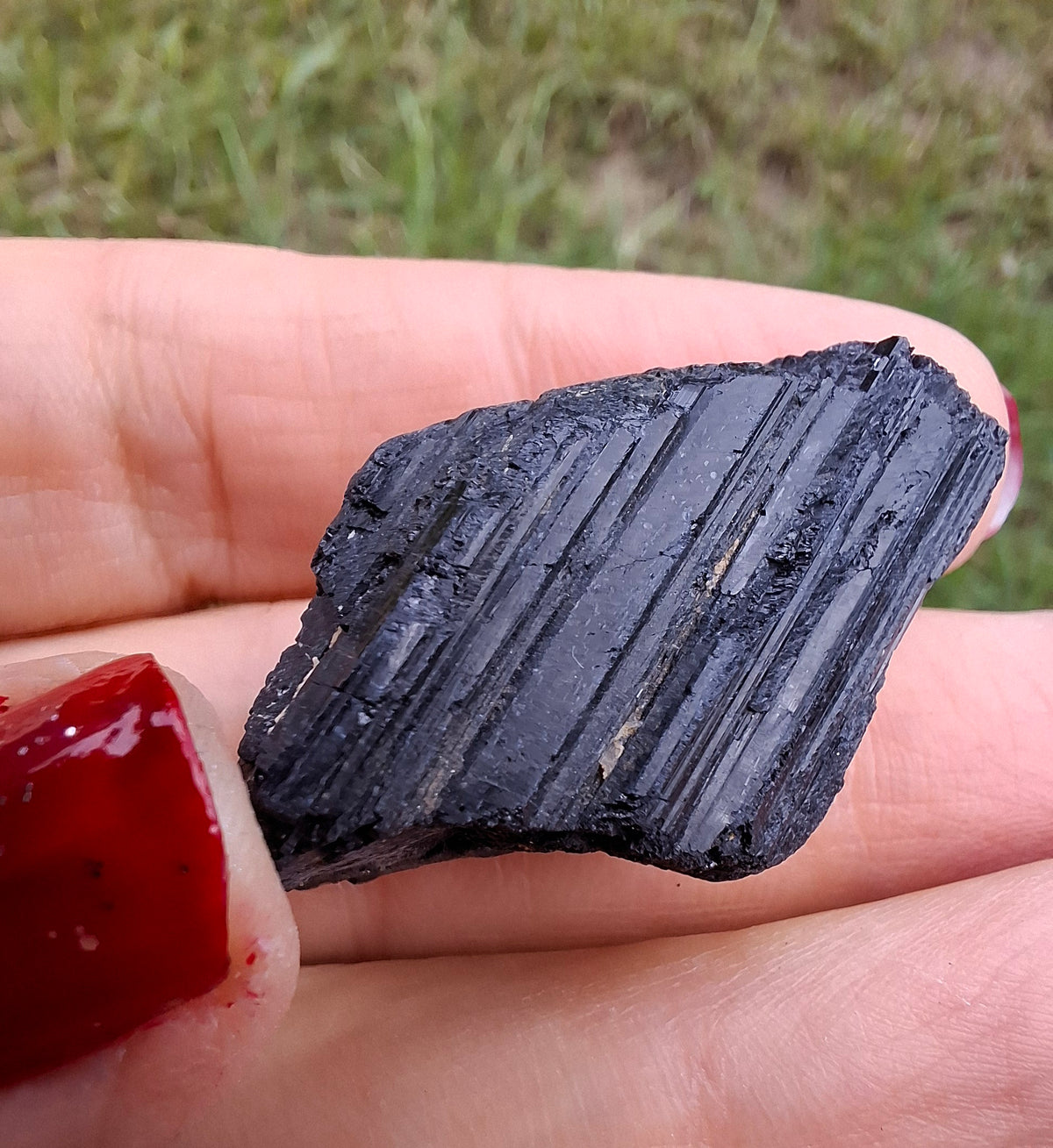 Black Tourmaline RAW, 14.75g, Crystal (Ref: RBT7)