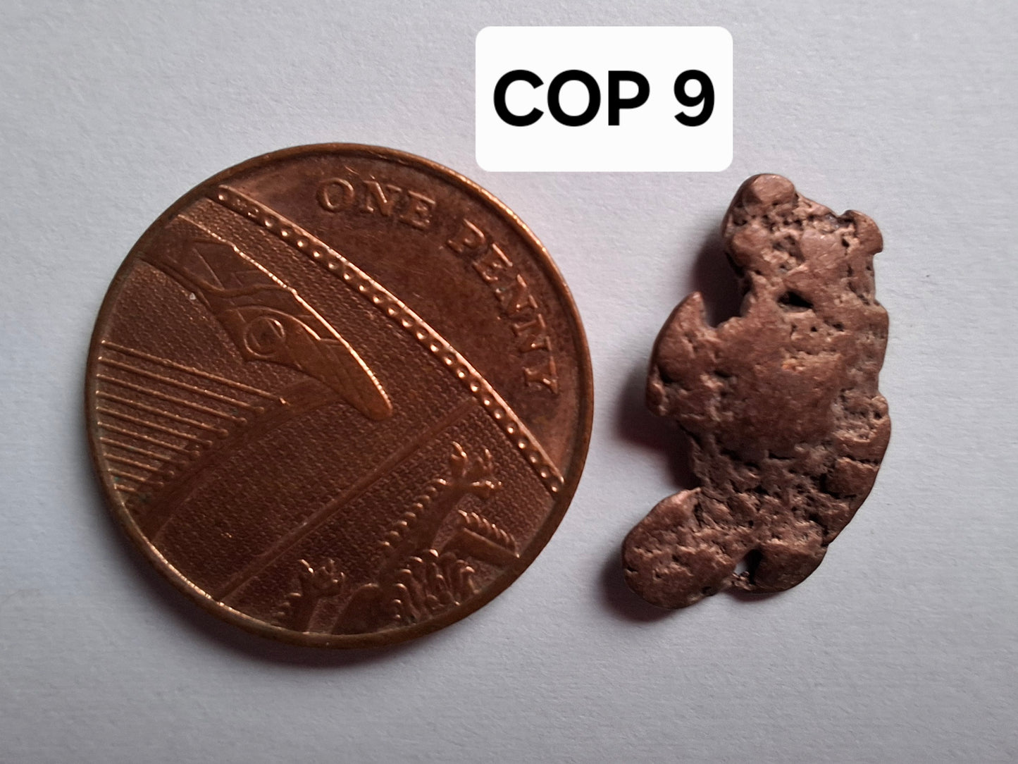 Native Copper Nugget, 1.38g, (Ref: COP9)