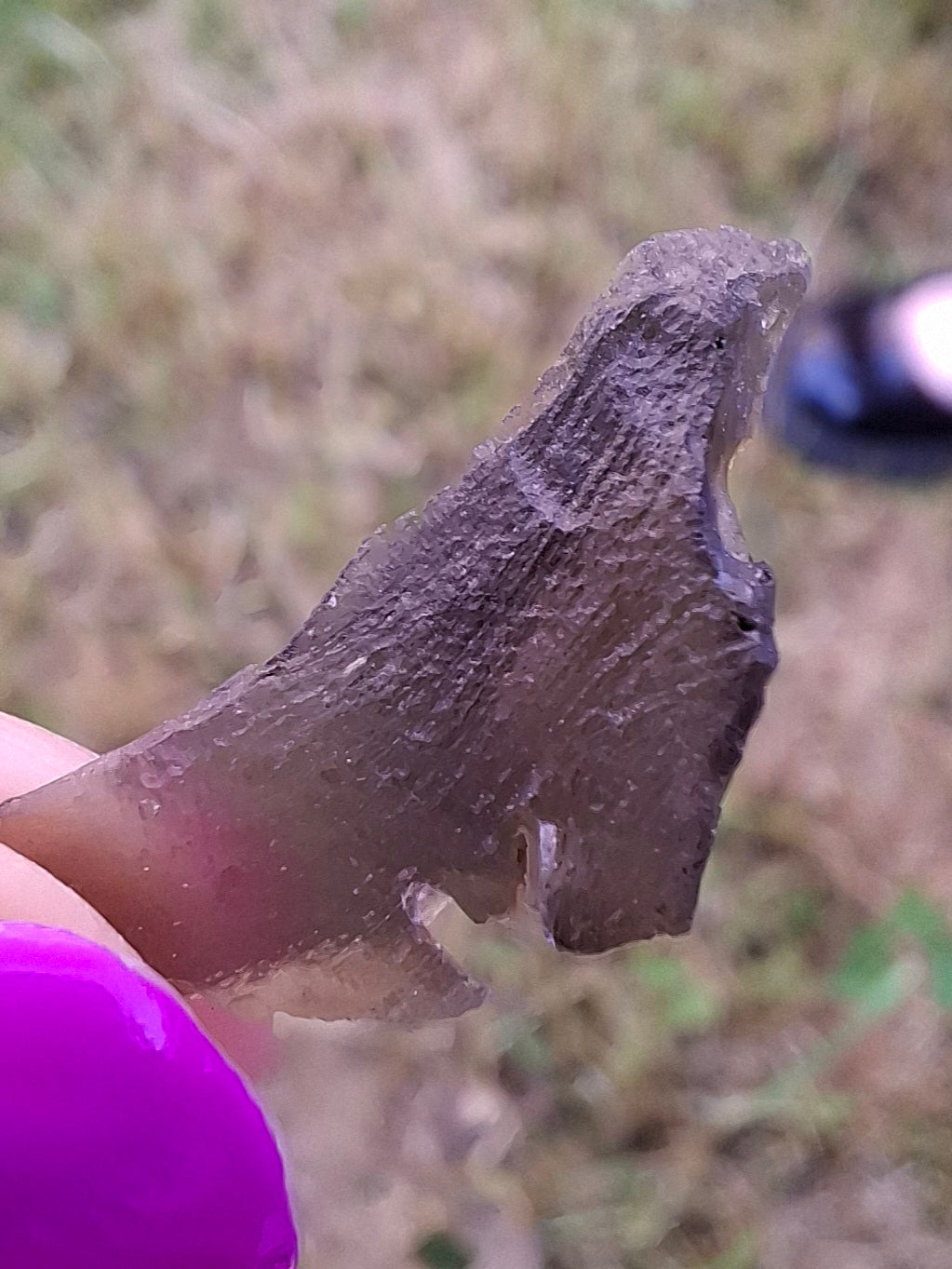 Moldavite Piece, 1.08g, Tektite (Ref: 1429)