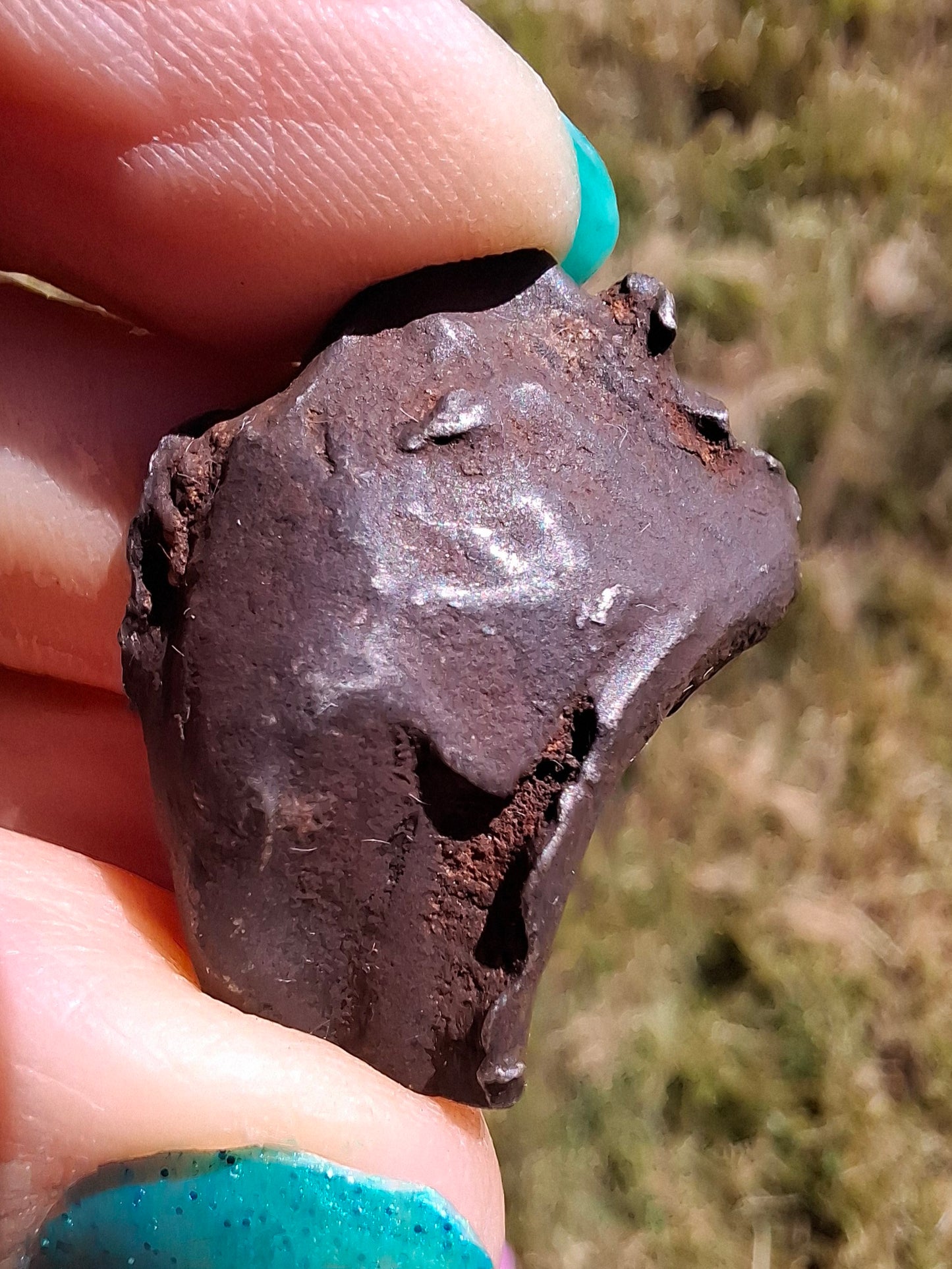 Gebel Kamil Iron Meteorite, 19.66g (Ref: K40)