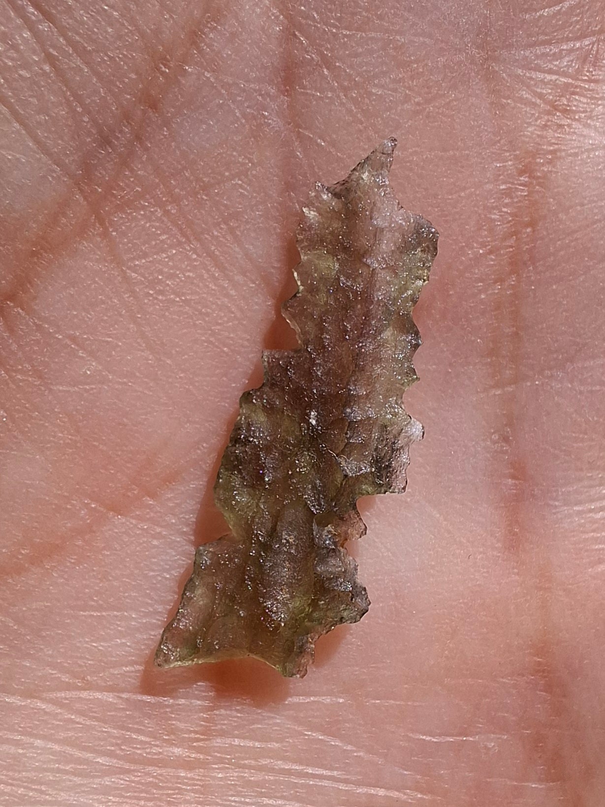 Moldavite Piece, 0.33g, Tektite (Ref: 1488)