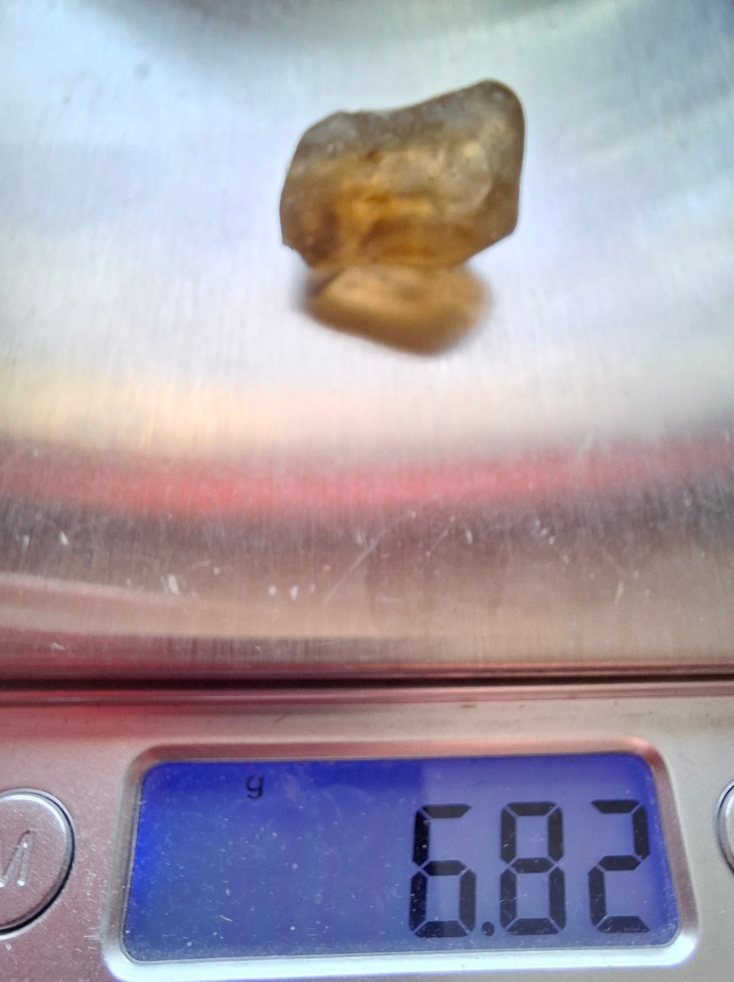 Libyan Desert Glass (darker) Piece, 6.82g, Tektite (Ref: L1365)