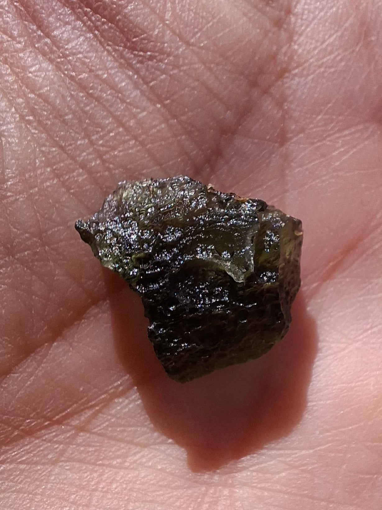 Moldavite Piece, 1.92g, Tektite (Ref: 1426)