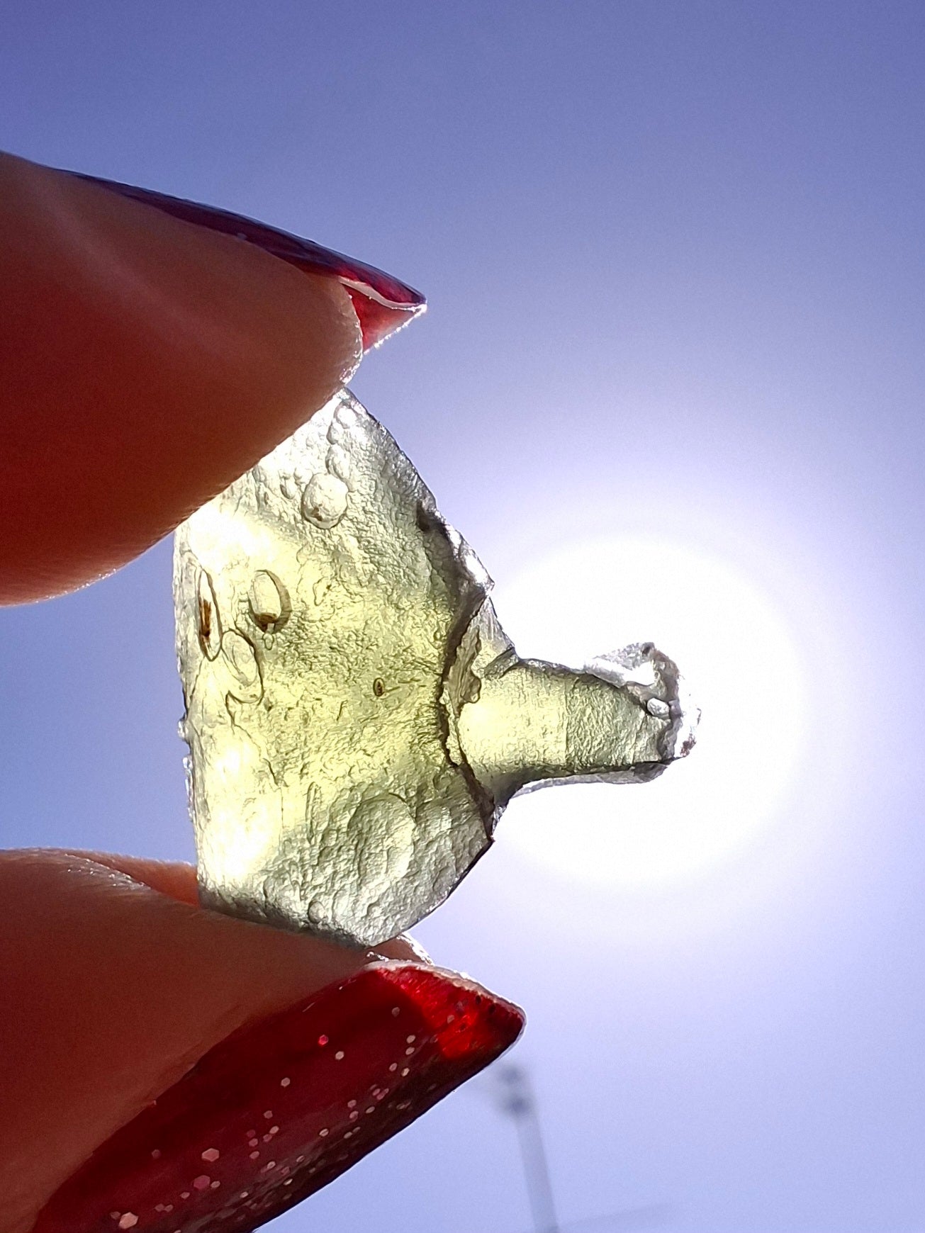 Moldavite Piece, 1.68g, Tektite (Ref: 1468)