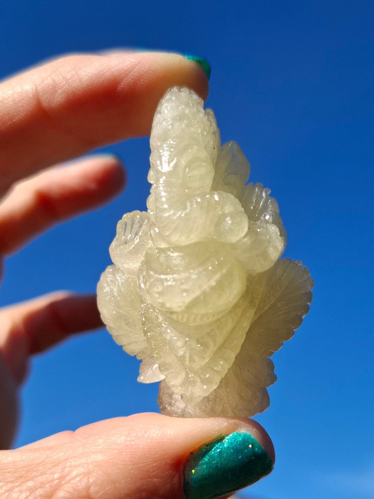Libyan Desert Glass GANESHA craving, 31.21g, Tektite (Ref: Ganesha2)