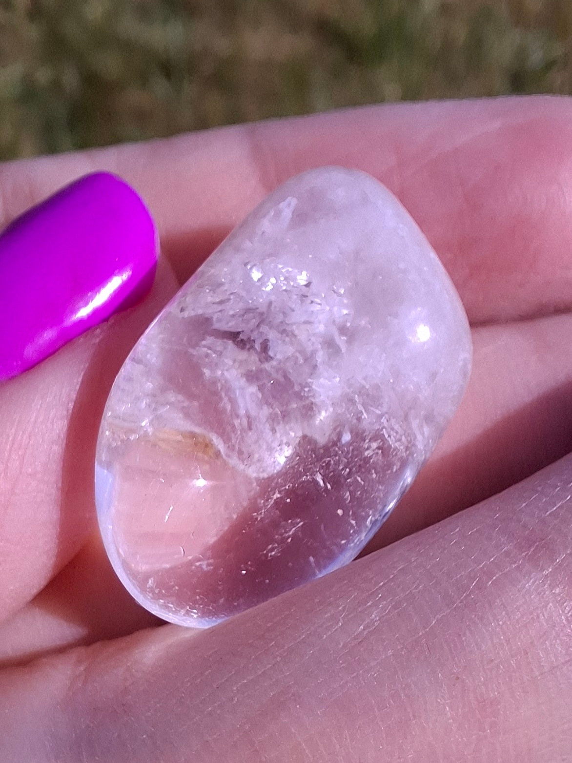 Clear Quartz, Tumble Stone, Crystal (Ref: T28)