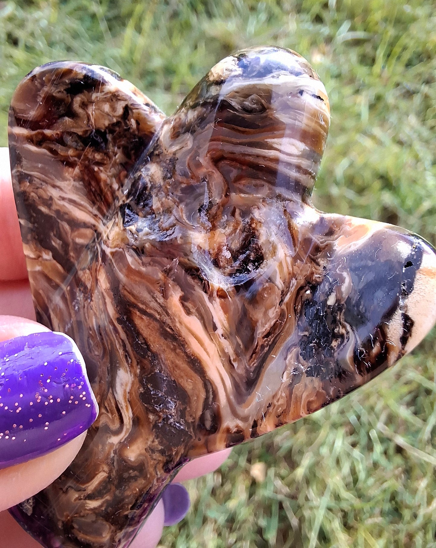 Red Amber Angel, 17.96g, Carving, Fossil (Ref: AA2)